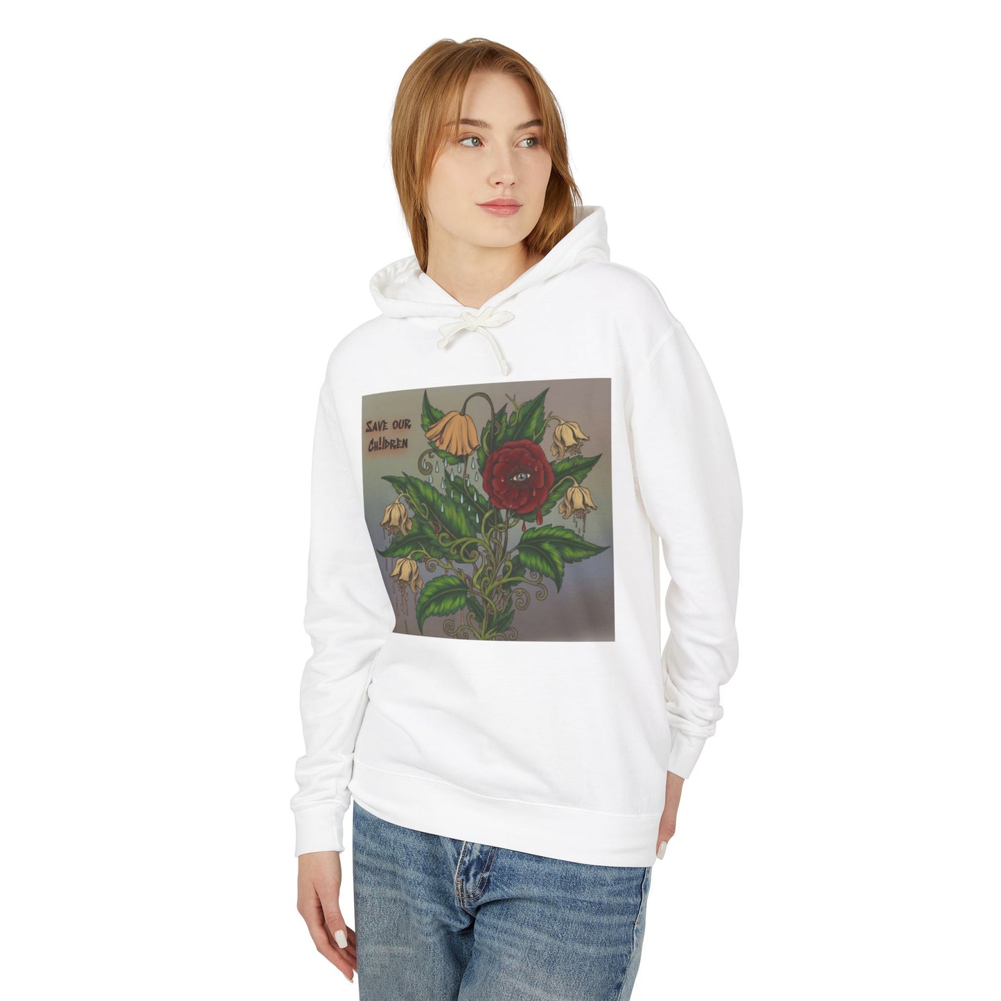 Faithful Flowers - SOC Lightweight Hooded Sweatshirt (no kangaroo pocket)