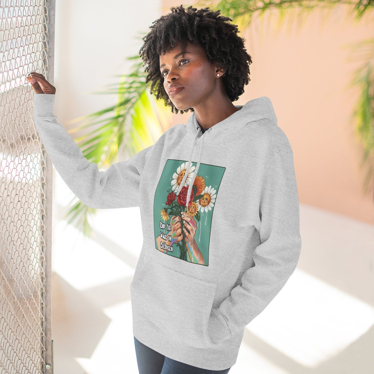 Faithful Flowers SOC Fleece Hoodie