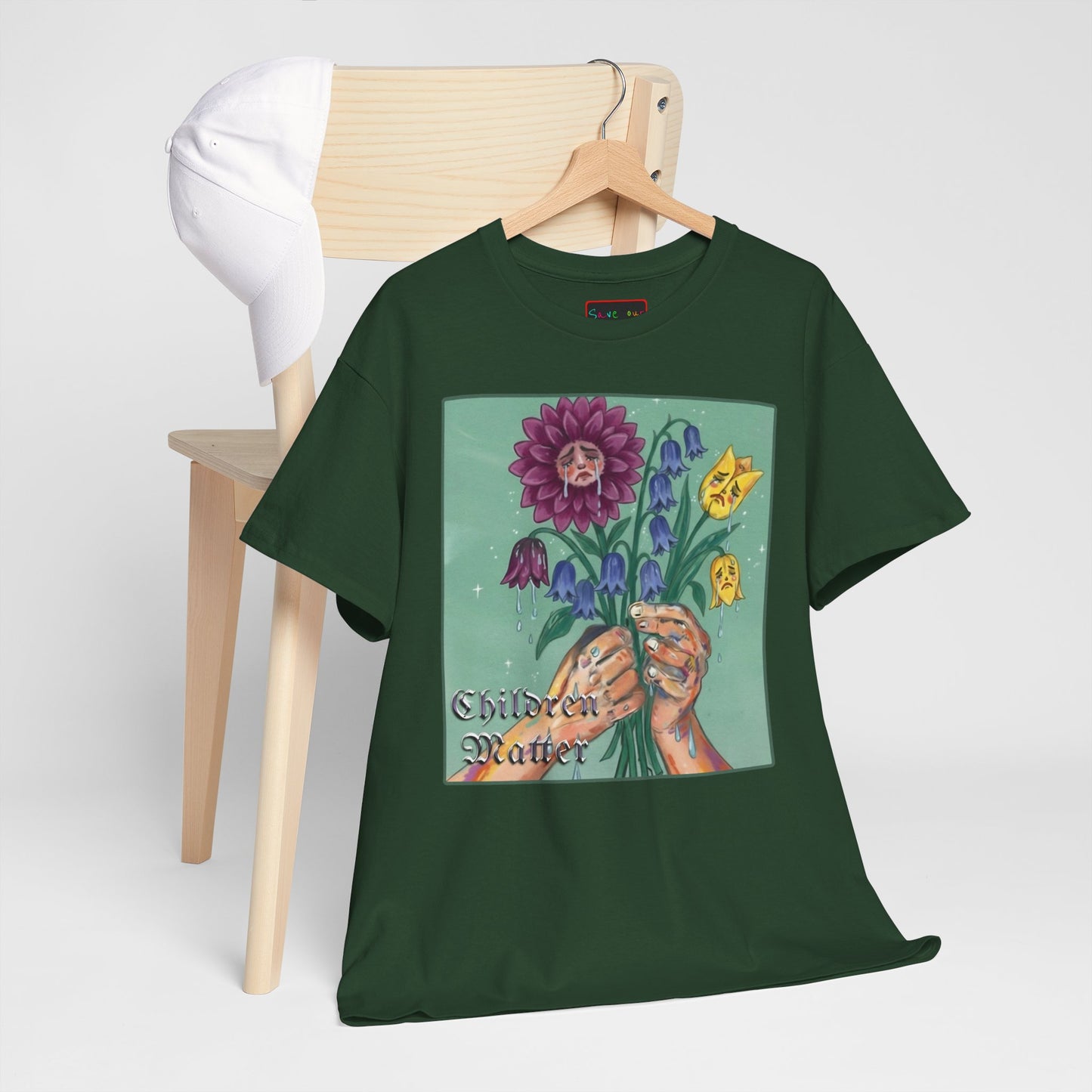 Faithful Flowers V SOC Heavy Cotton Tee