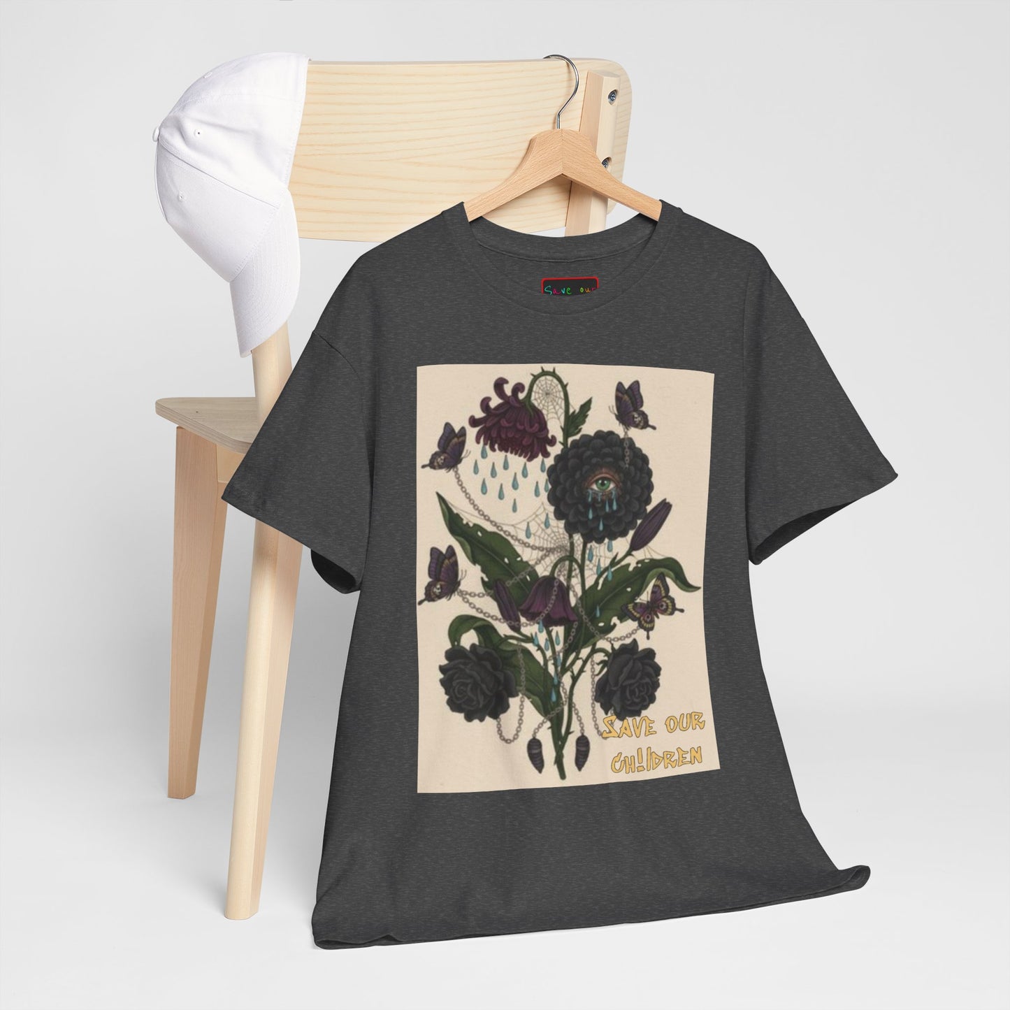 Faithful Flowers III SOC Heavy Cotton Tee