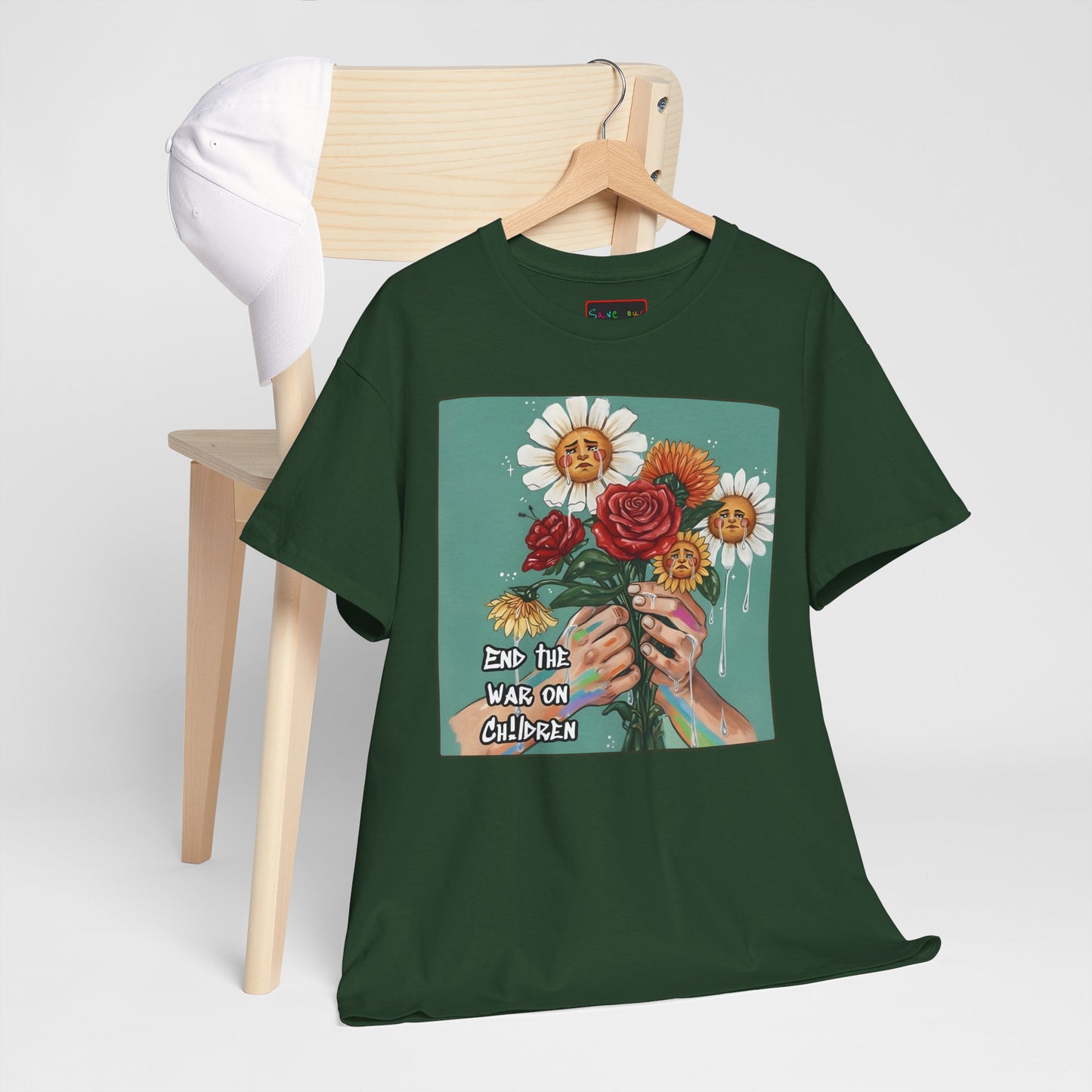 Faithful Flowers SOC Heavy Cotton Tee