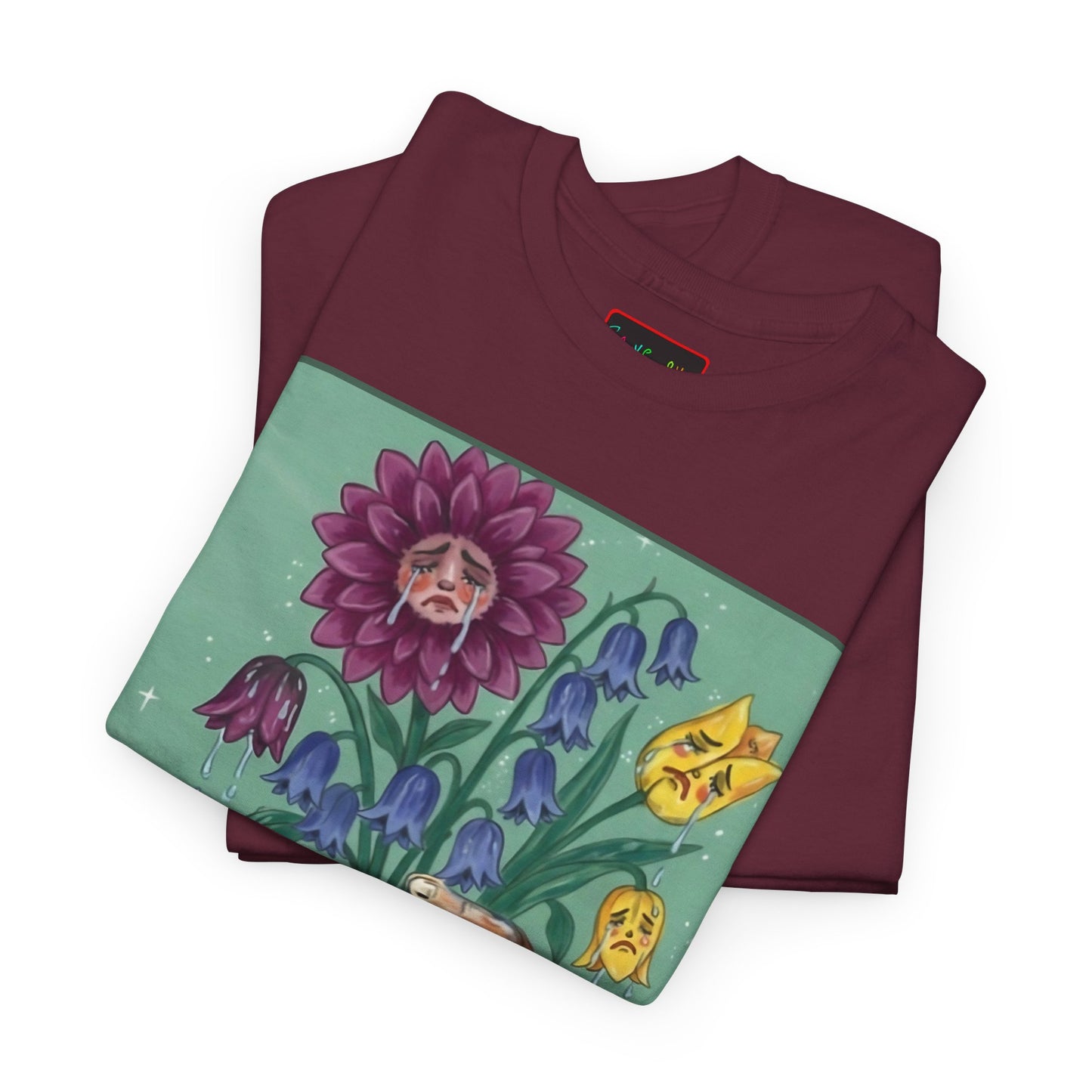 Faithful Flowers V SOC Heavy Cotton Tee
