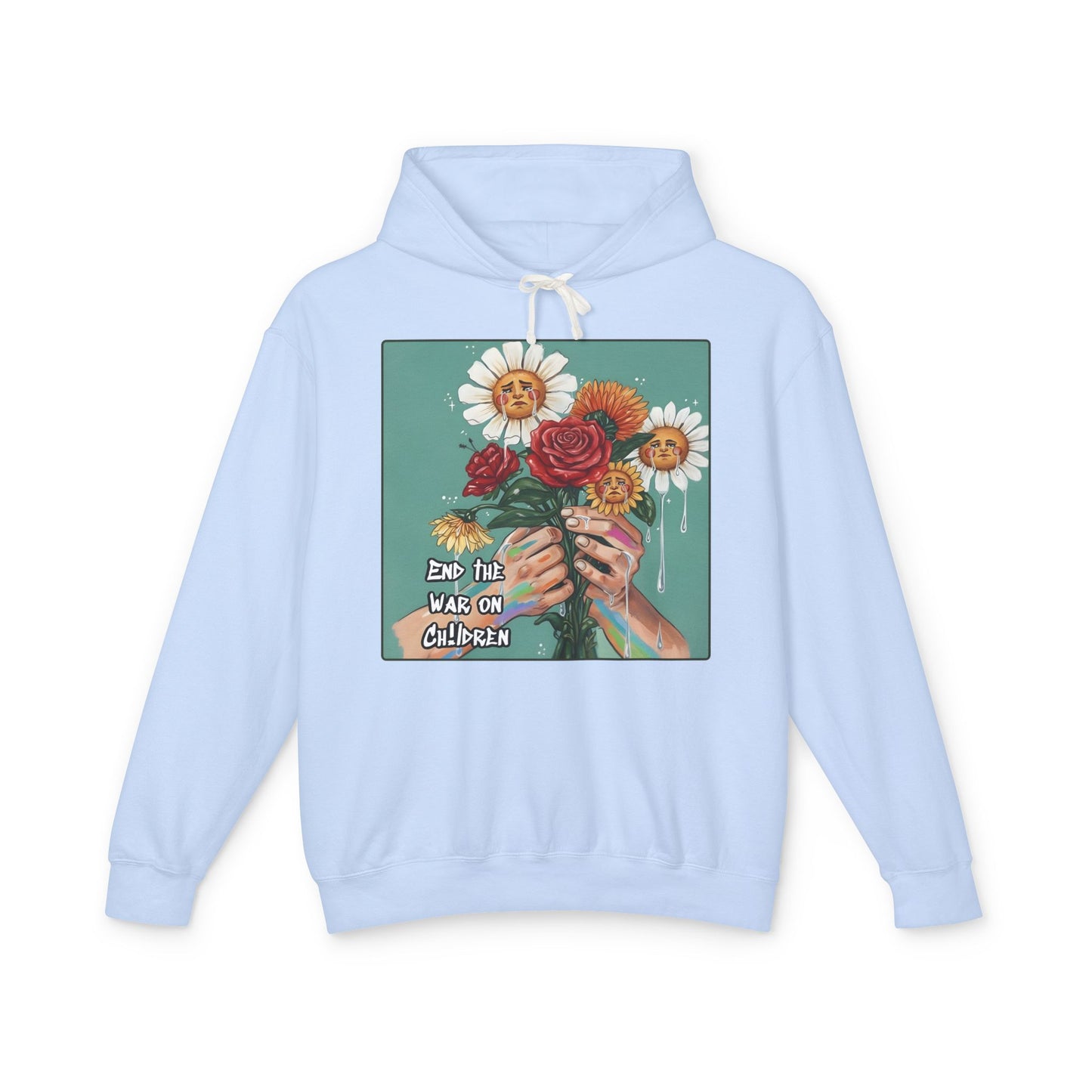 Faithful Flowers - SOC Lightweight Hooded Sweatshirt (no kangaroo pocket)