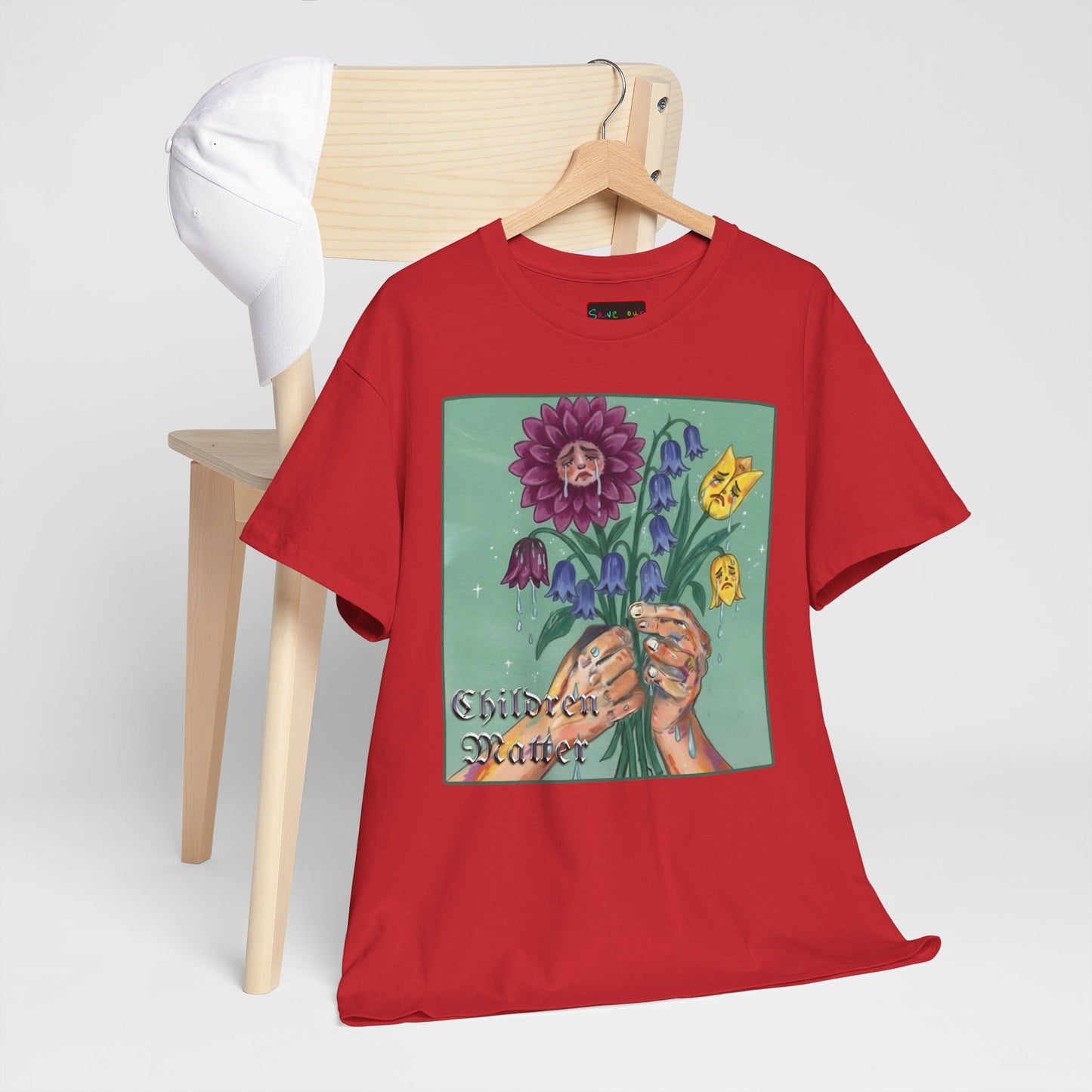 Faithful Flowers V SOC Heavy Cotton Tee