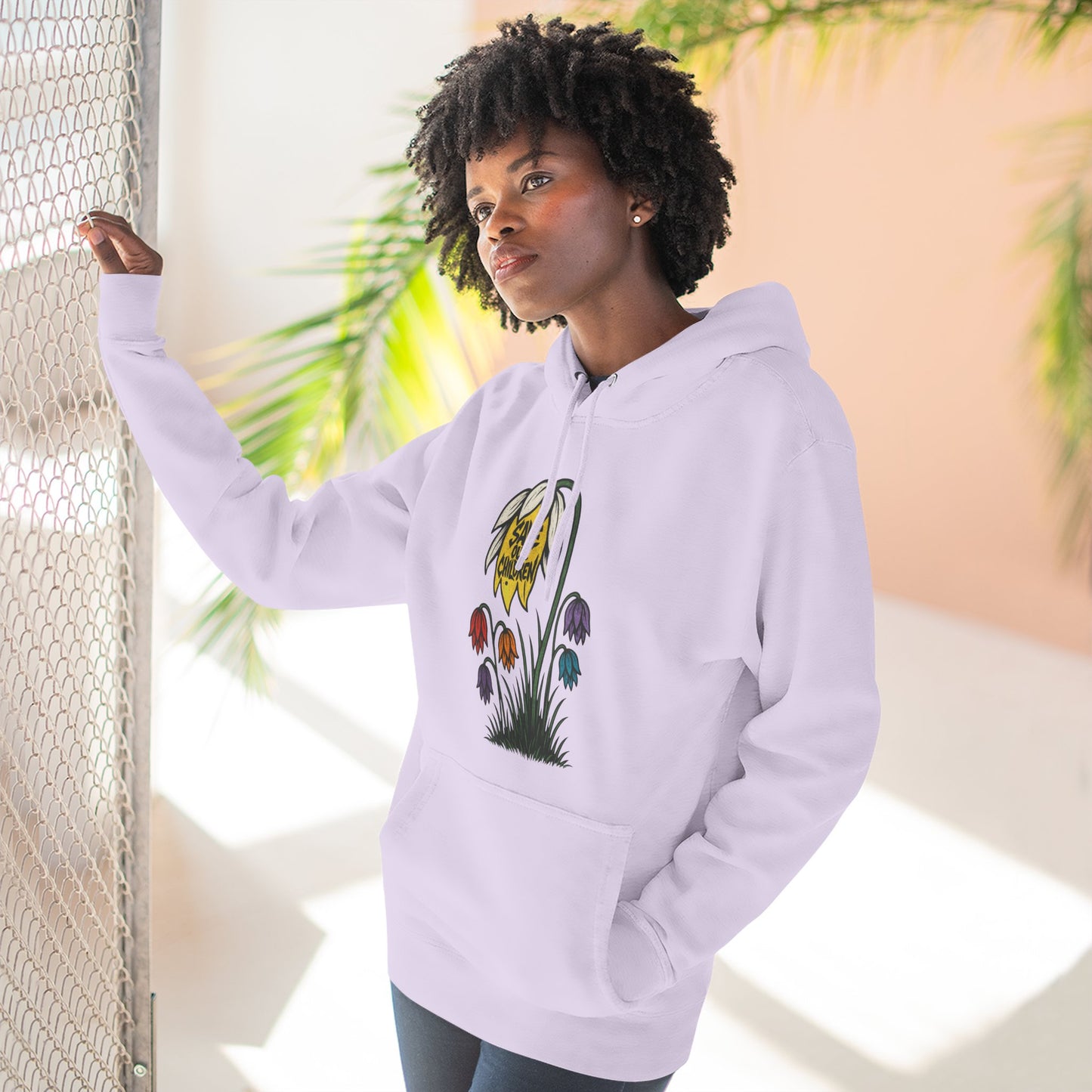 SOC Floral Fleece Hoodie