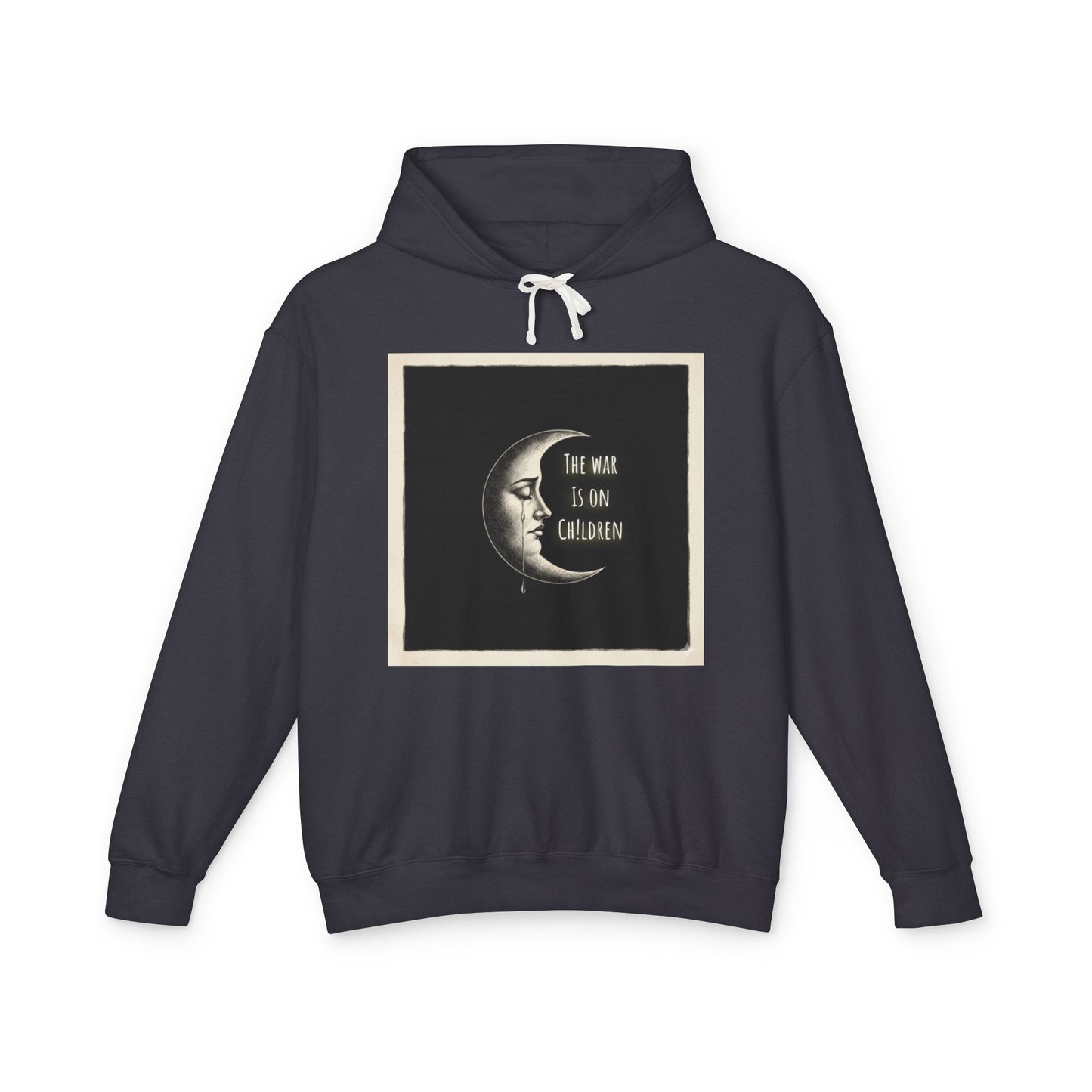 Waxing Moon - SOC Lightweight Hooded Sweatshirt (no kangaroo pocket)