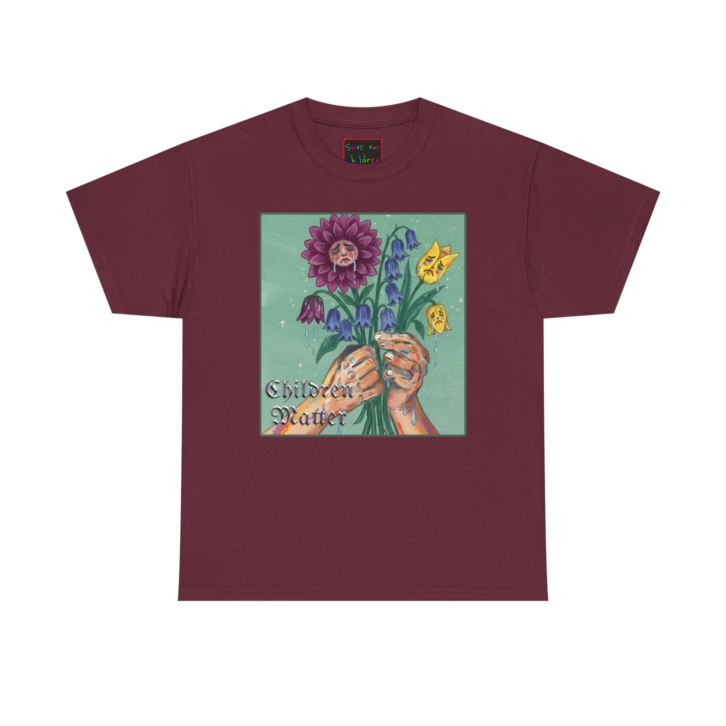 Faithful Flowers V SOC Heavy Cotton Tee