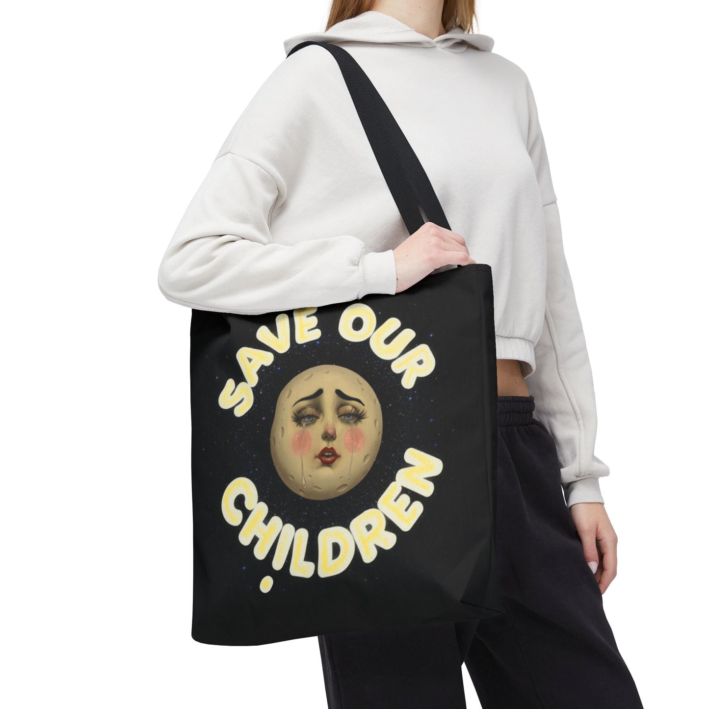 Madam Moon Canvas Tote Bag