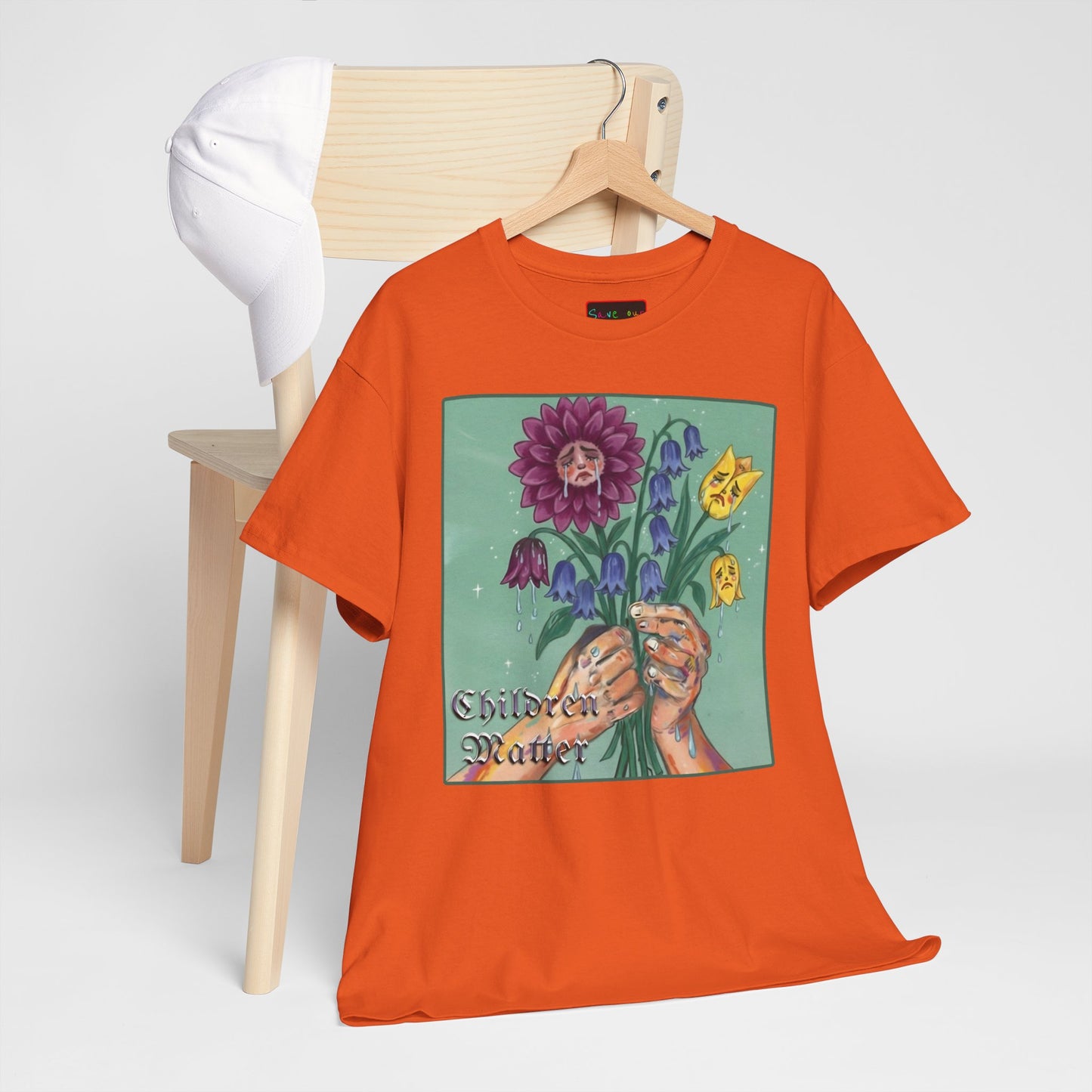 Faithful Flowers V SOC Heavy Cotton Tee