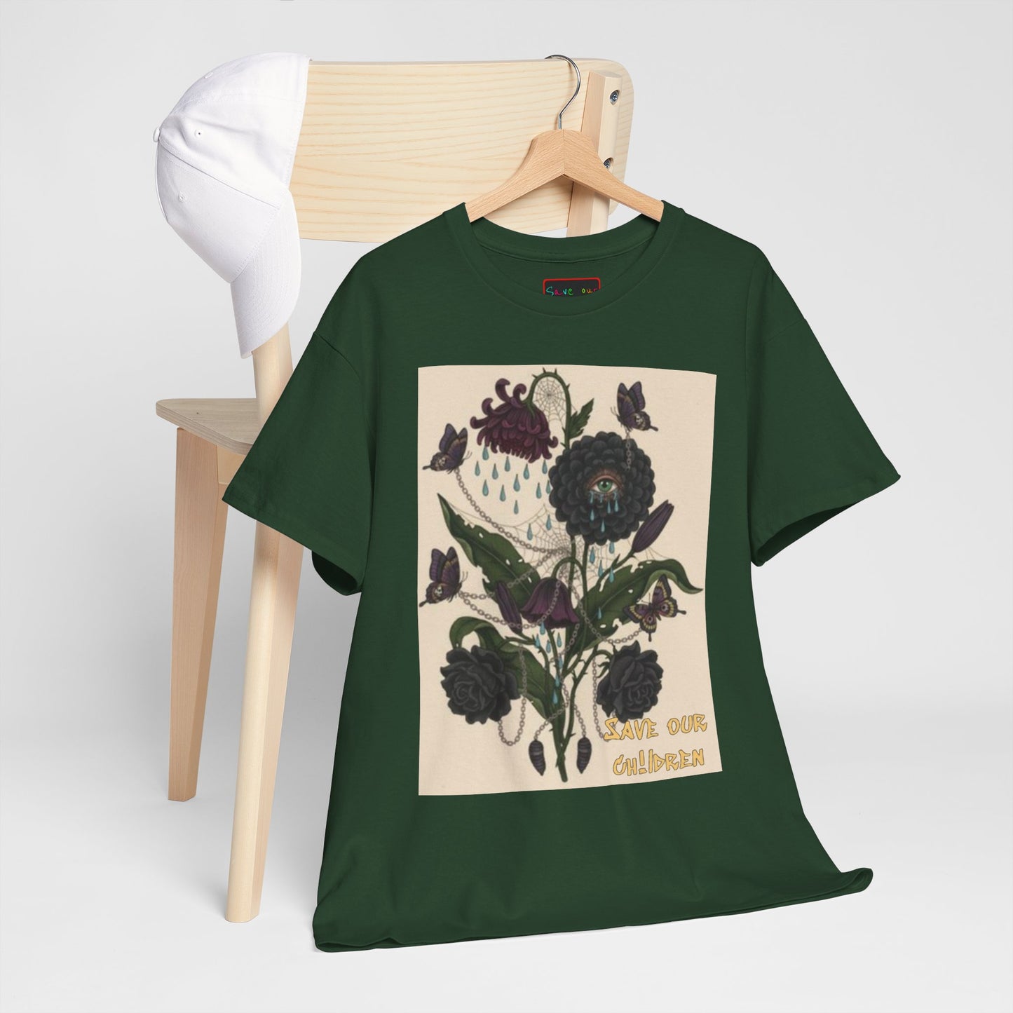 Faithful Flowers III SOC Heavy Cotton Tee