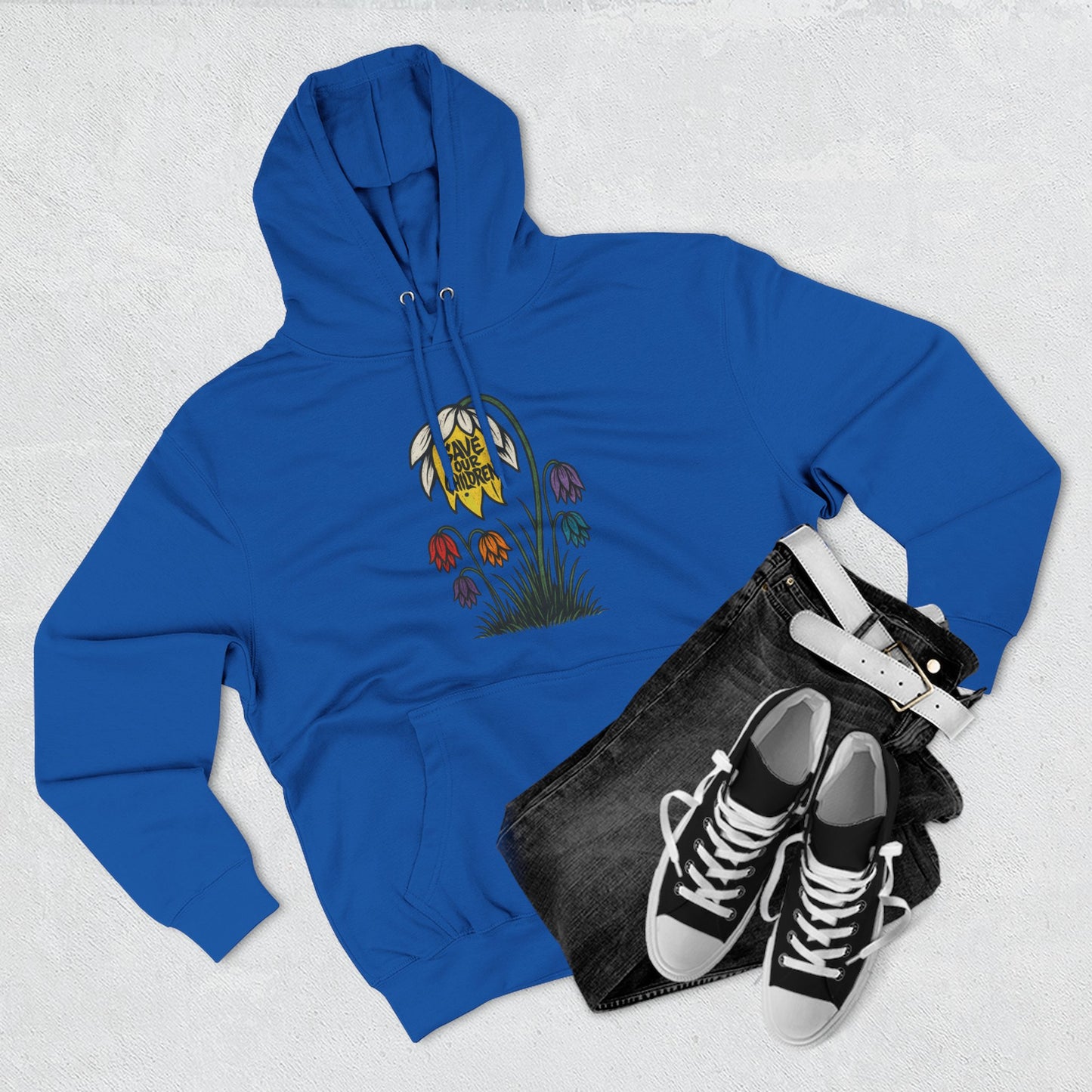 SOC Floral Fleece Hoodie
