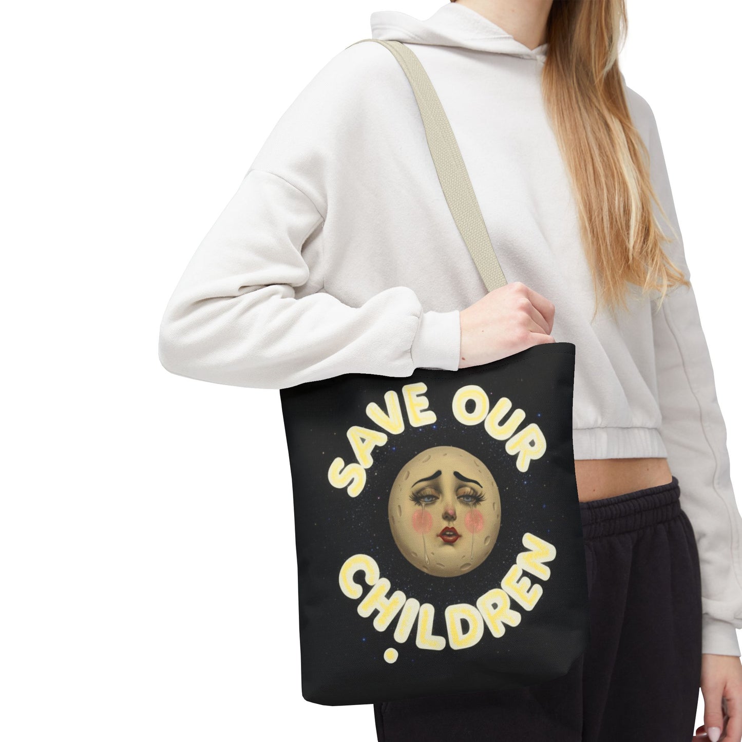 Madam Moon Canvas Tote Bag