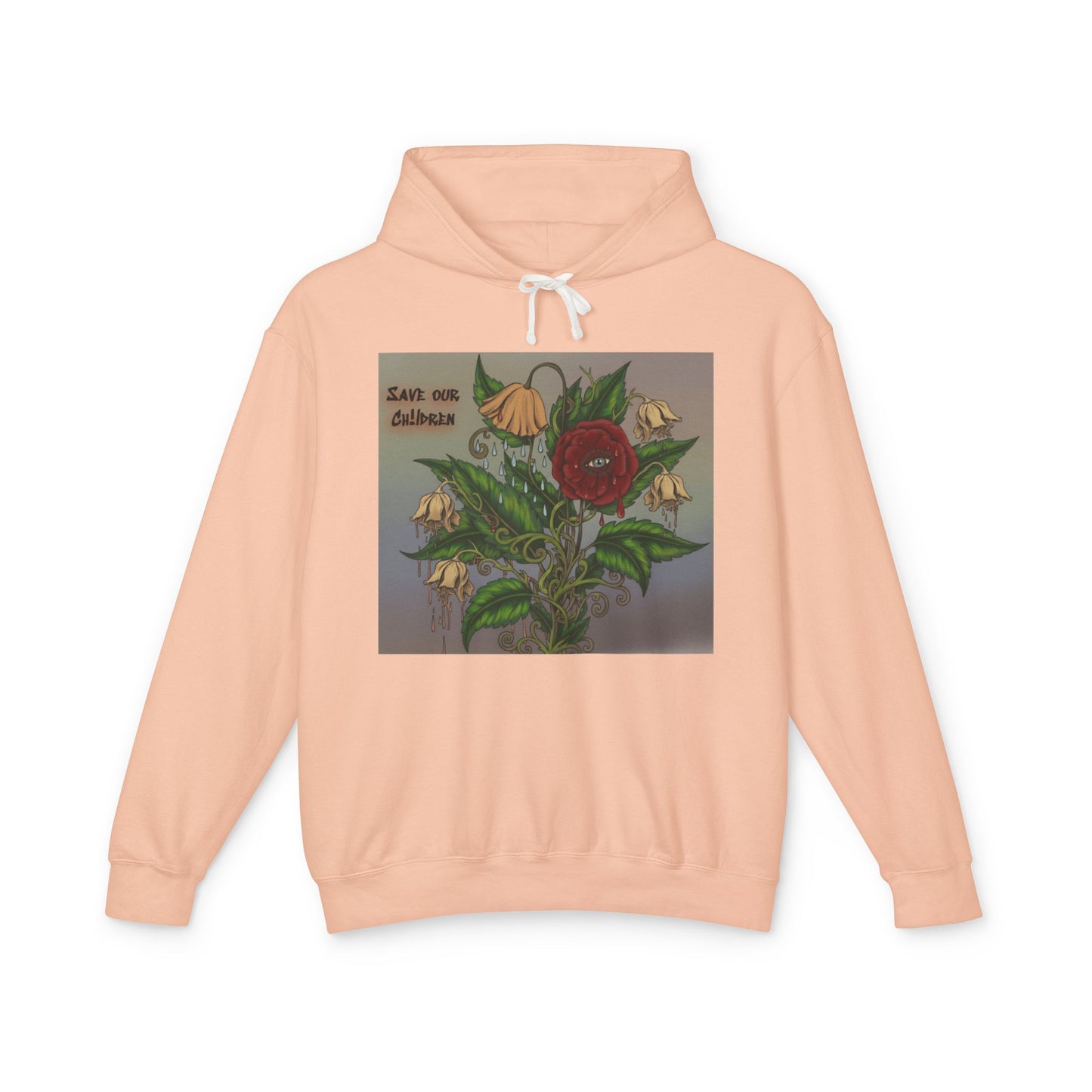 Faithful Flowers - SOC Lightweight Hooded Sweatshirt (no kangaroo pocket)