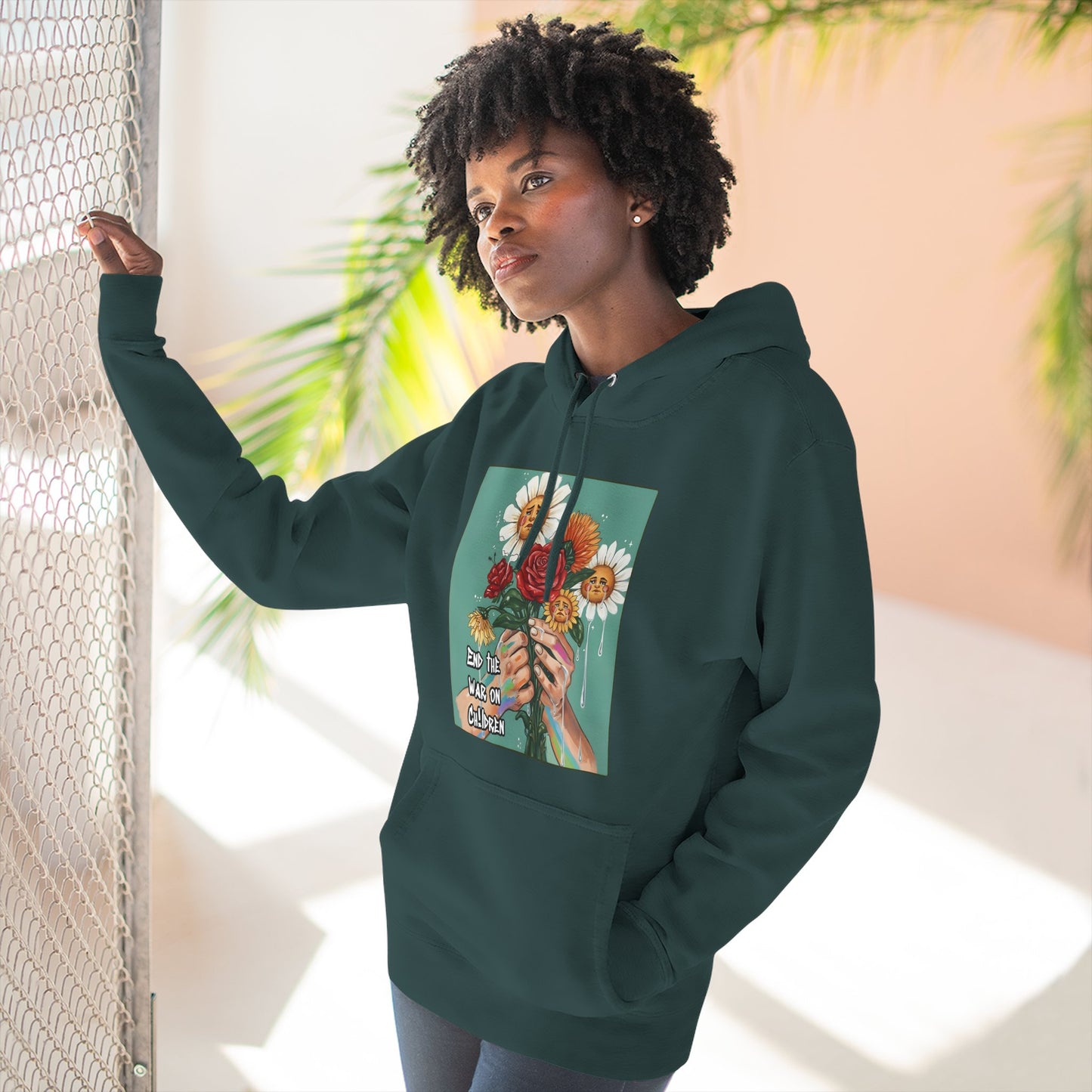 Faithful Flowers SOC Fleece Hoodie