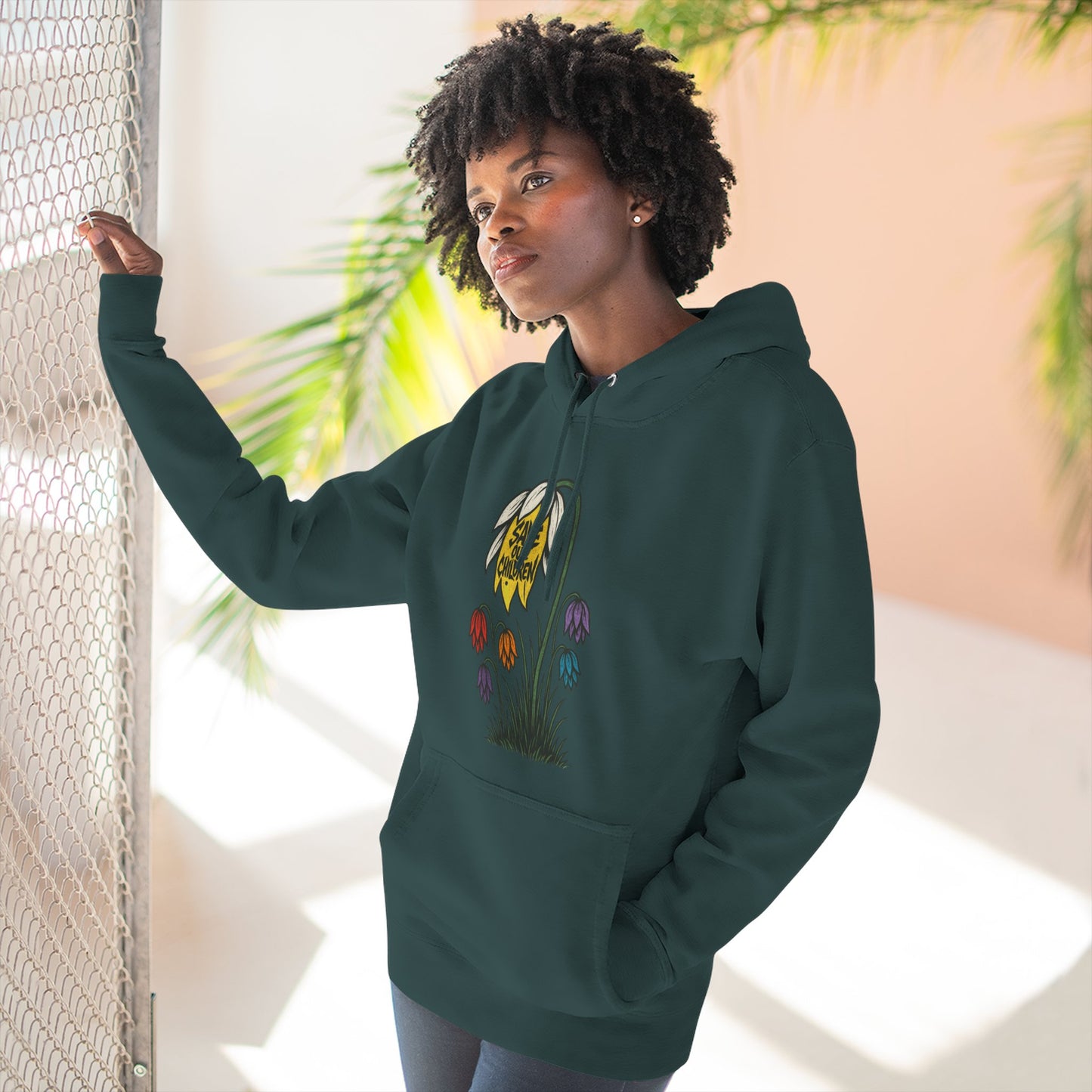 SOC Floral Fleece Hoodie