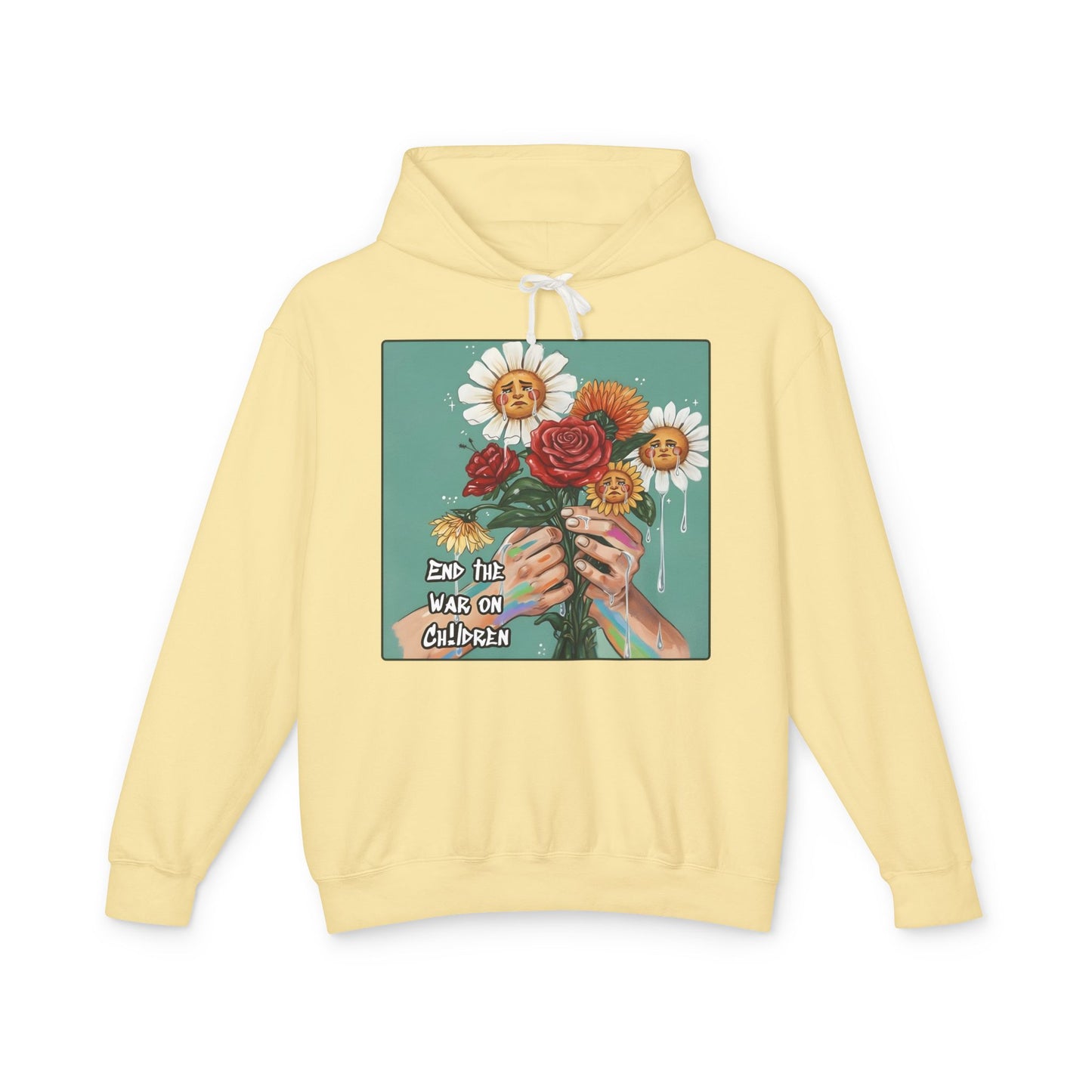 Faithful Flowers - SOC Lightweight Hooded Sweatshirt (no kangaroo pocket)
