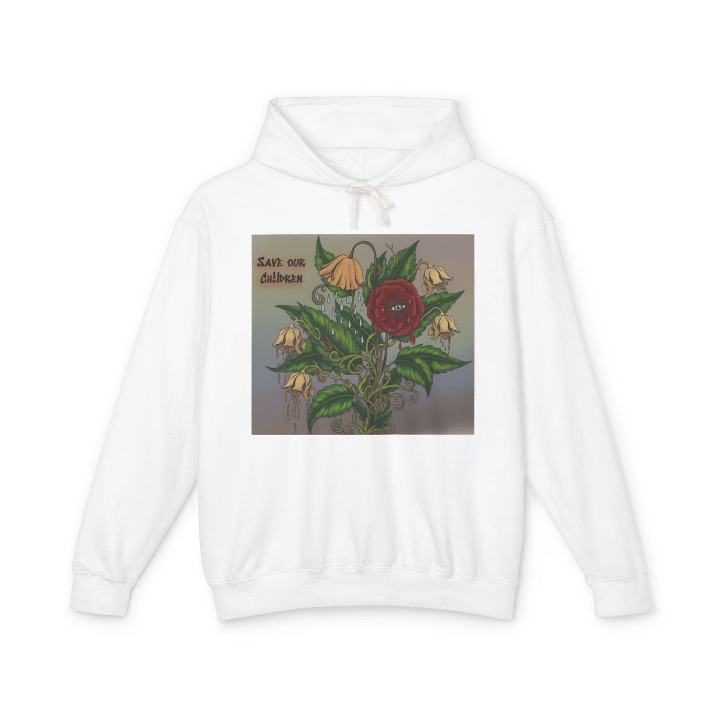 Faithful Flowers - SOC Lightweight Hooded Sweatshirt (no kangaroo pocket)