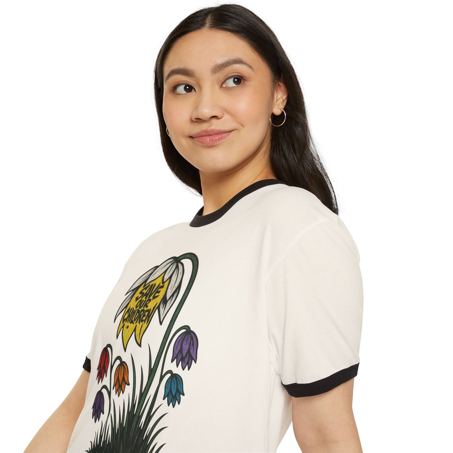 Save Our Ch!ldren Ringer T-Shirt