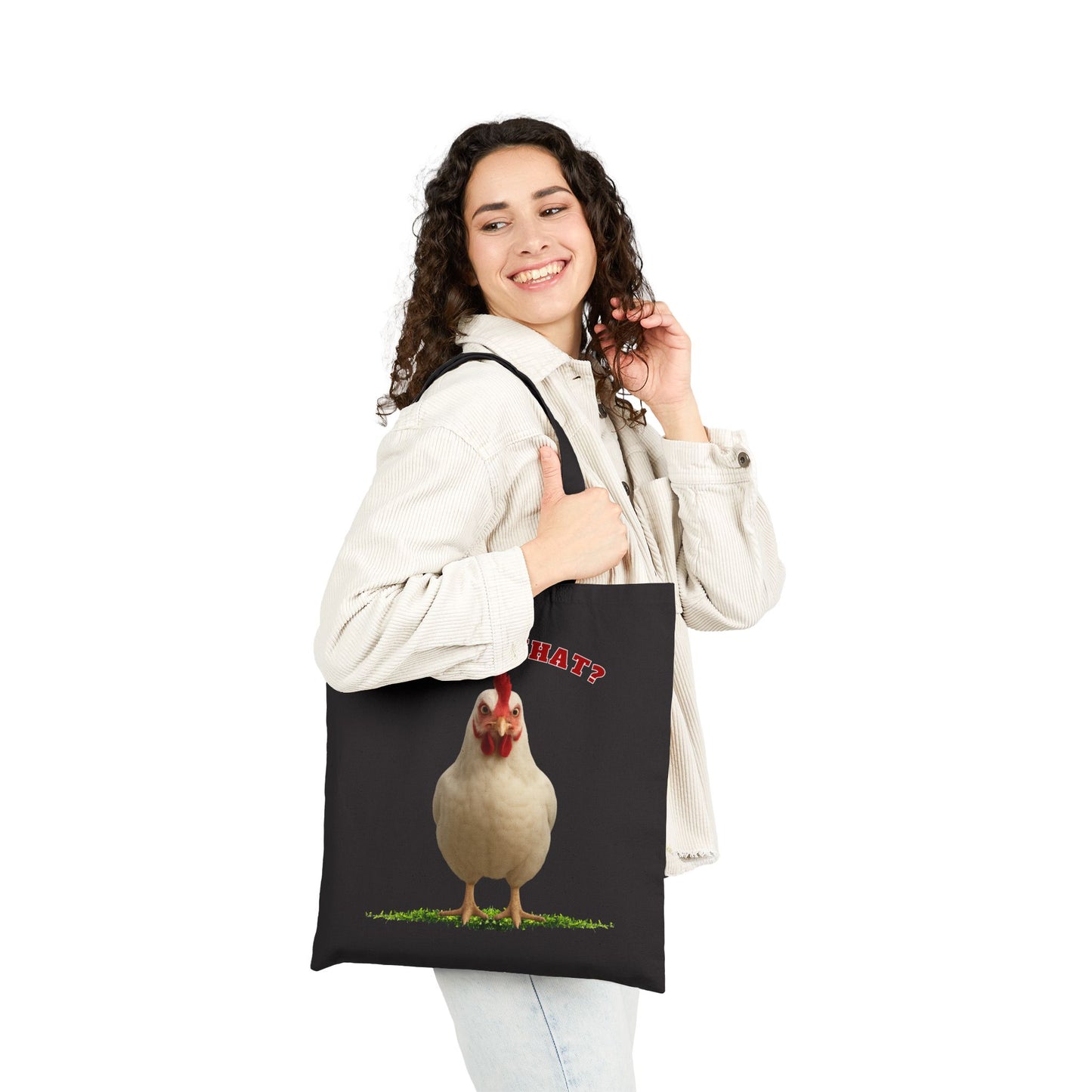 Rude Chicken 100% Cotton Tote Bag