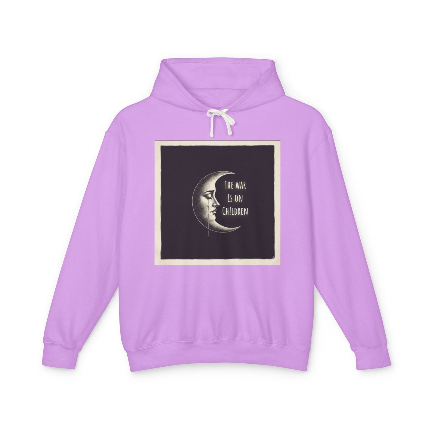 Waxing Moon - SOC Lightweight Hooded Sweatshirt (no kangaroo pocket)