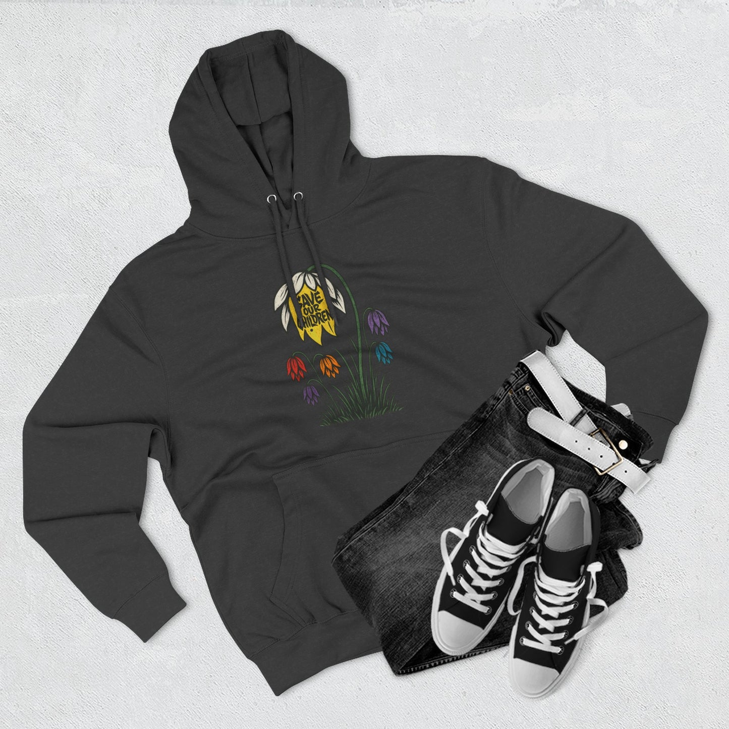 SOC Floral Fleece Hoodie