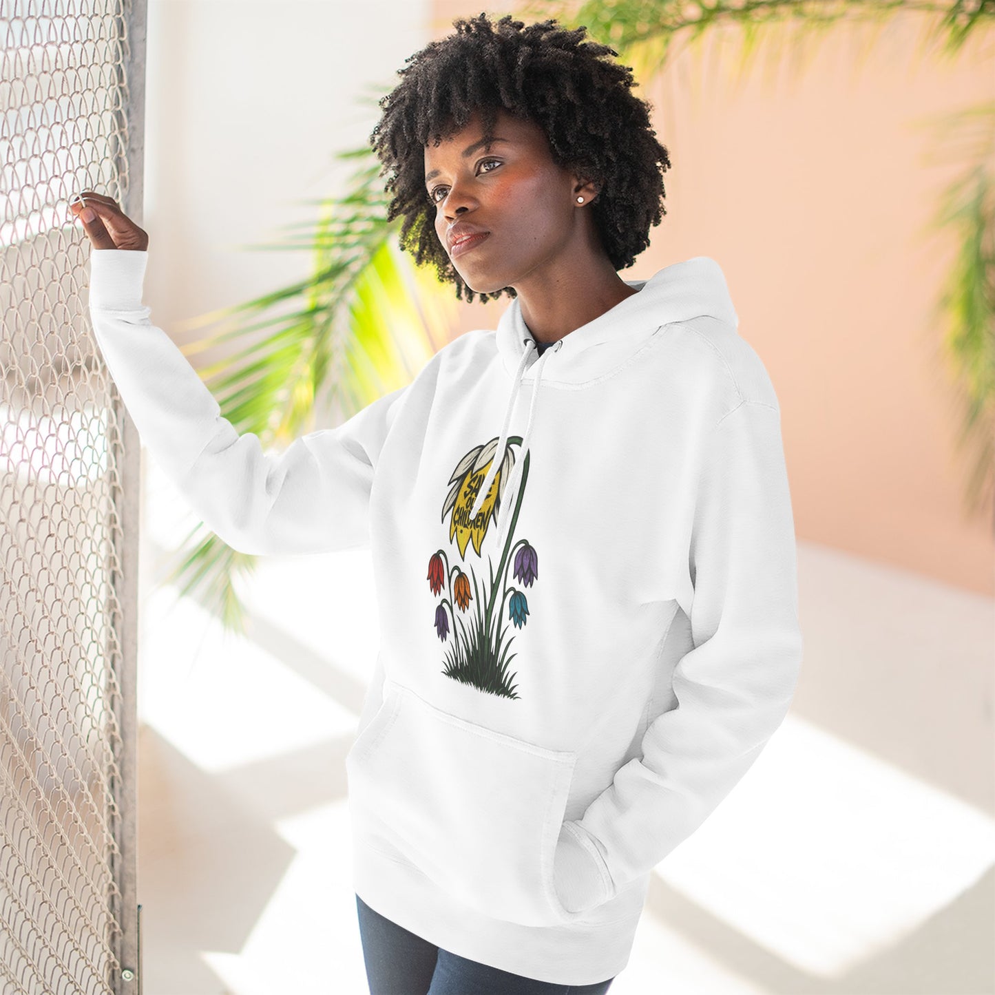 SOC Floral Fleece Hoodie