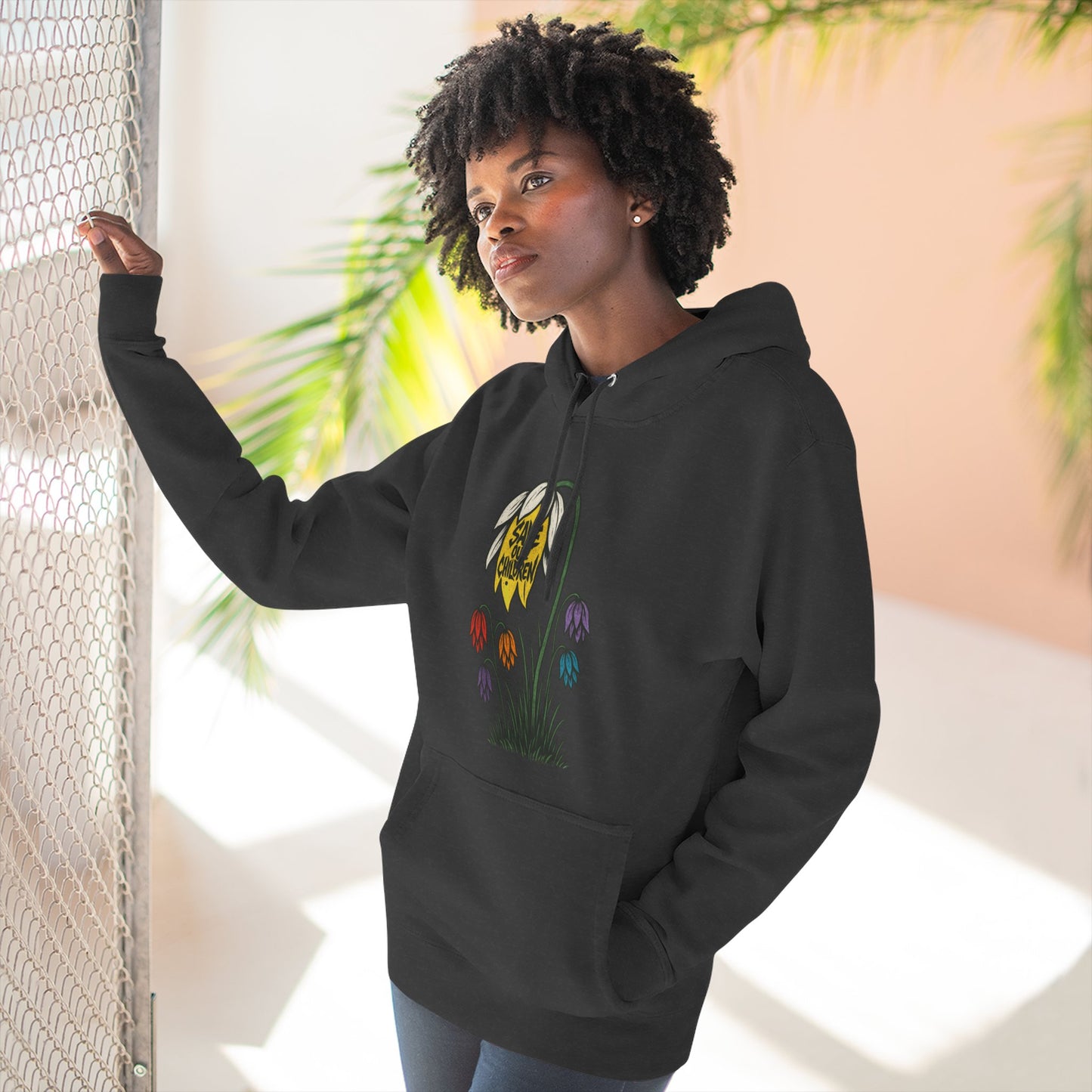 SOC Floral Fleece Hoodie