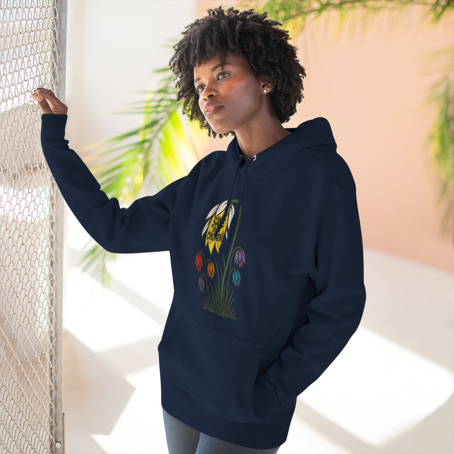 SOC Floral Fleece Hoodie