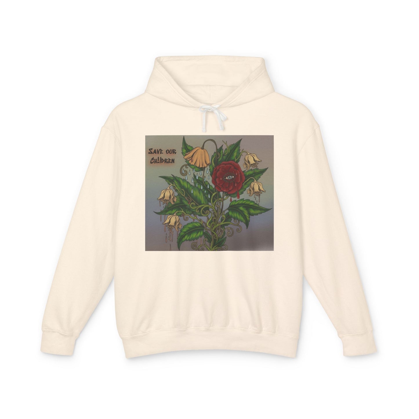 Faithful Flowers - SOC Lightweight Hooded Sweatshirt (no kangaroo pocket)