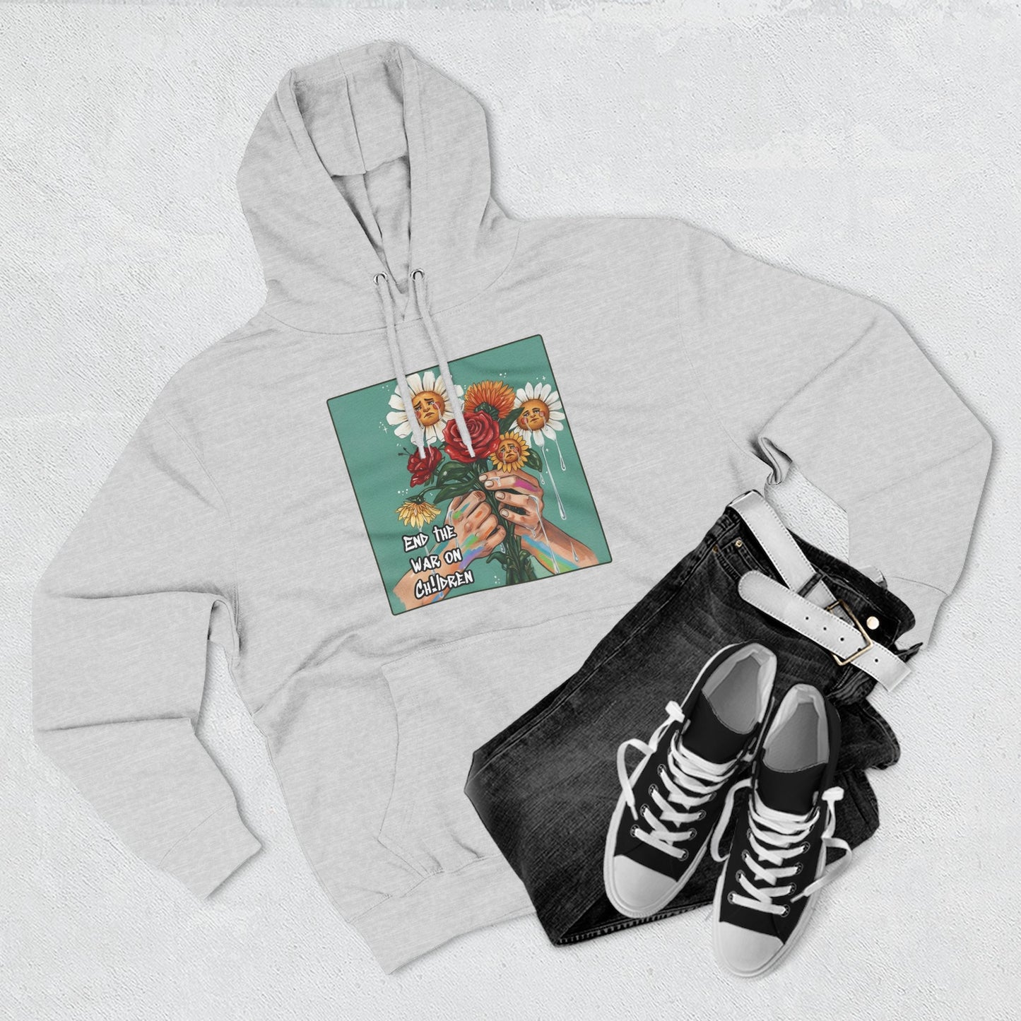 Faithful Flowers SOC Fleece Hoodie
