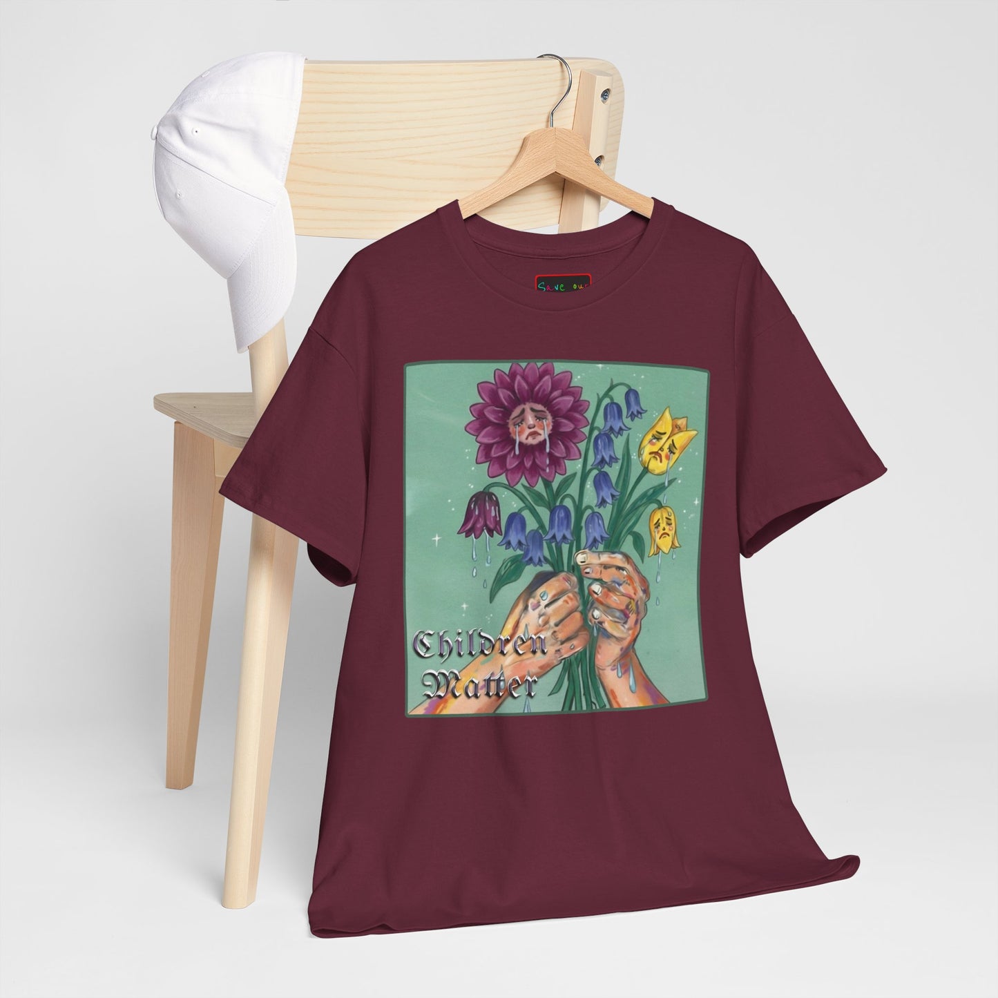 Faithful Flowers V SOC Heavy Cotton Tee