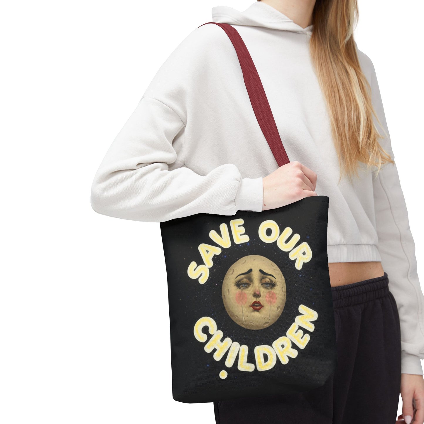 Madam Moon Canvas Tote Bag