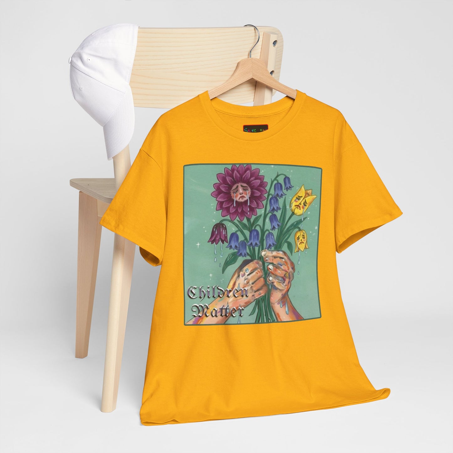 Faithful Flowers V SOC Heavy Cotton Tee