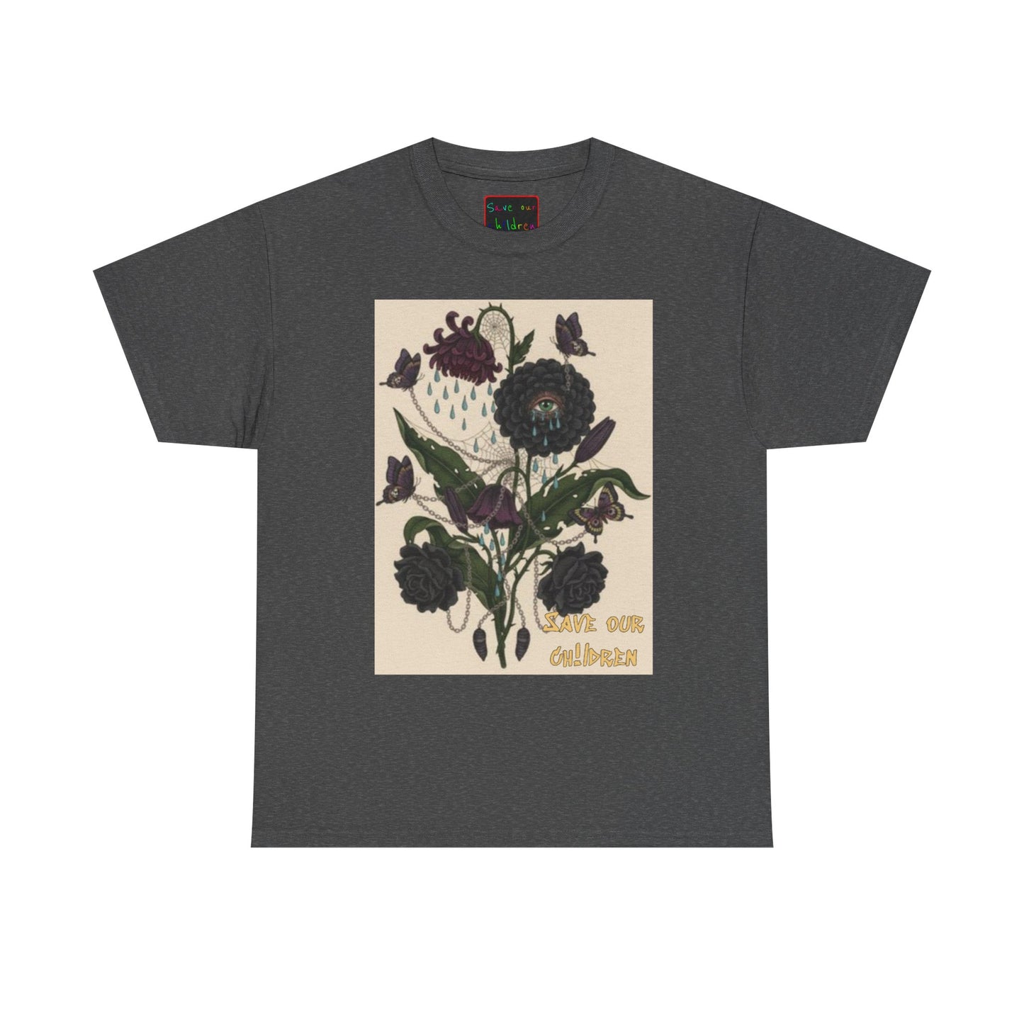 Faithful Flowers III SOC Heavy Cotton Tee