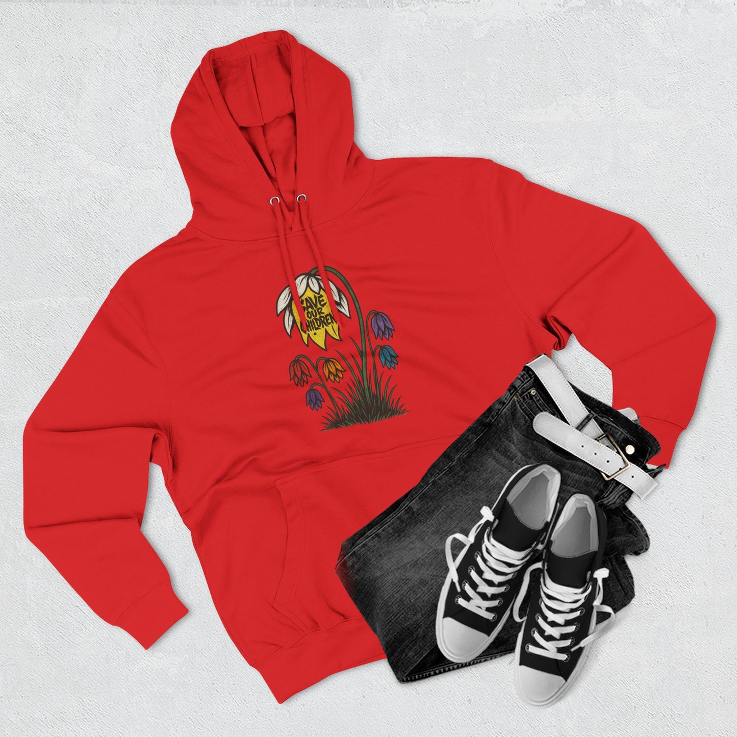 SOC Floral Fleece Hoodie