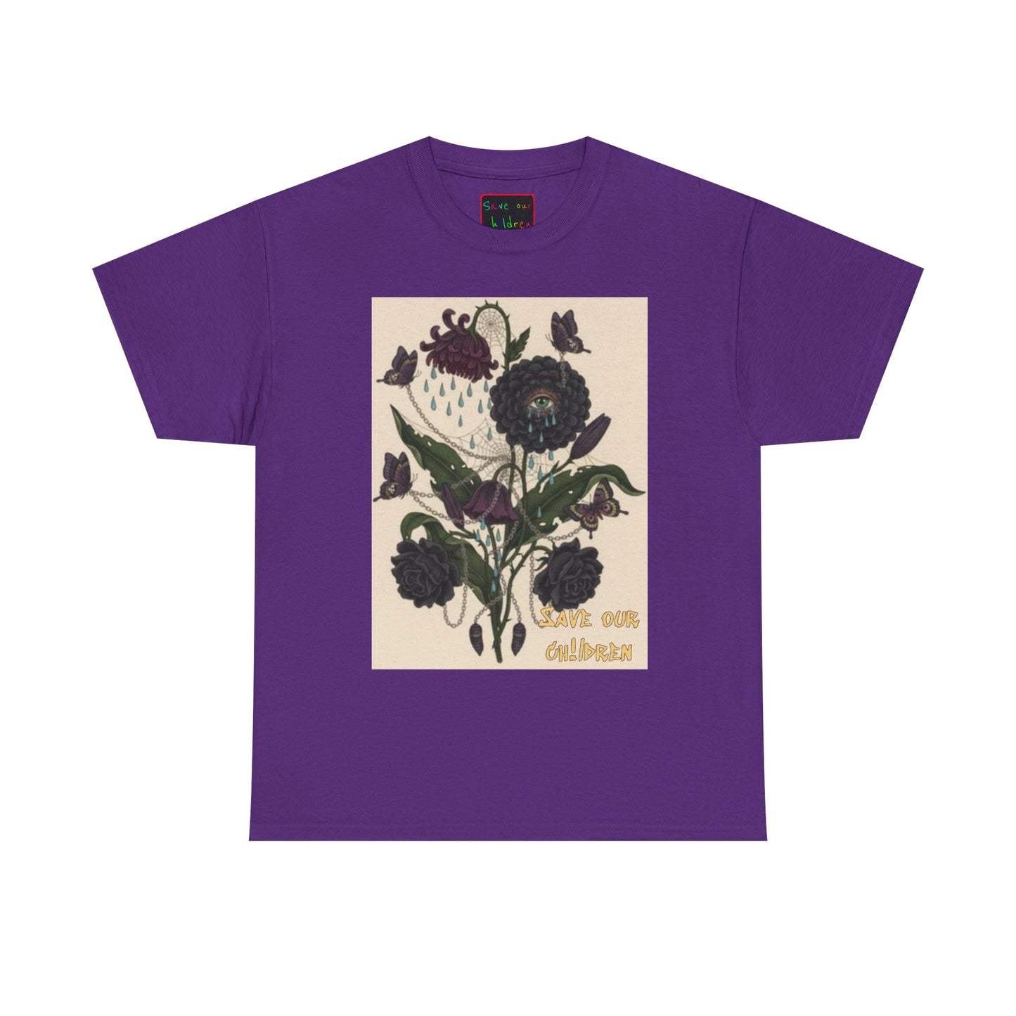 Faithful Flowers III SOC Heavy Cotton Tee