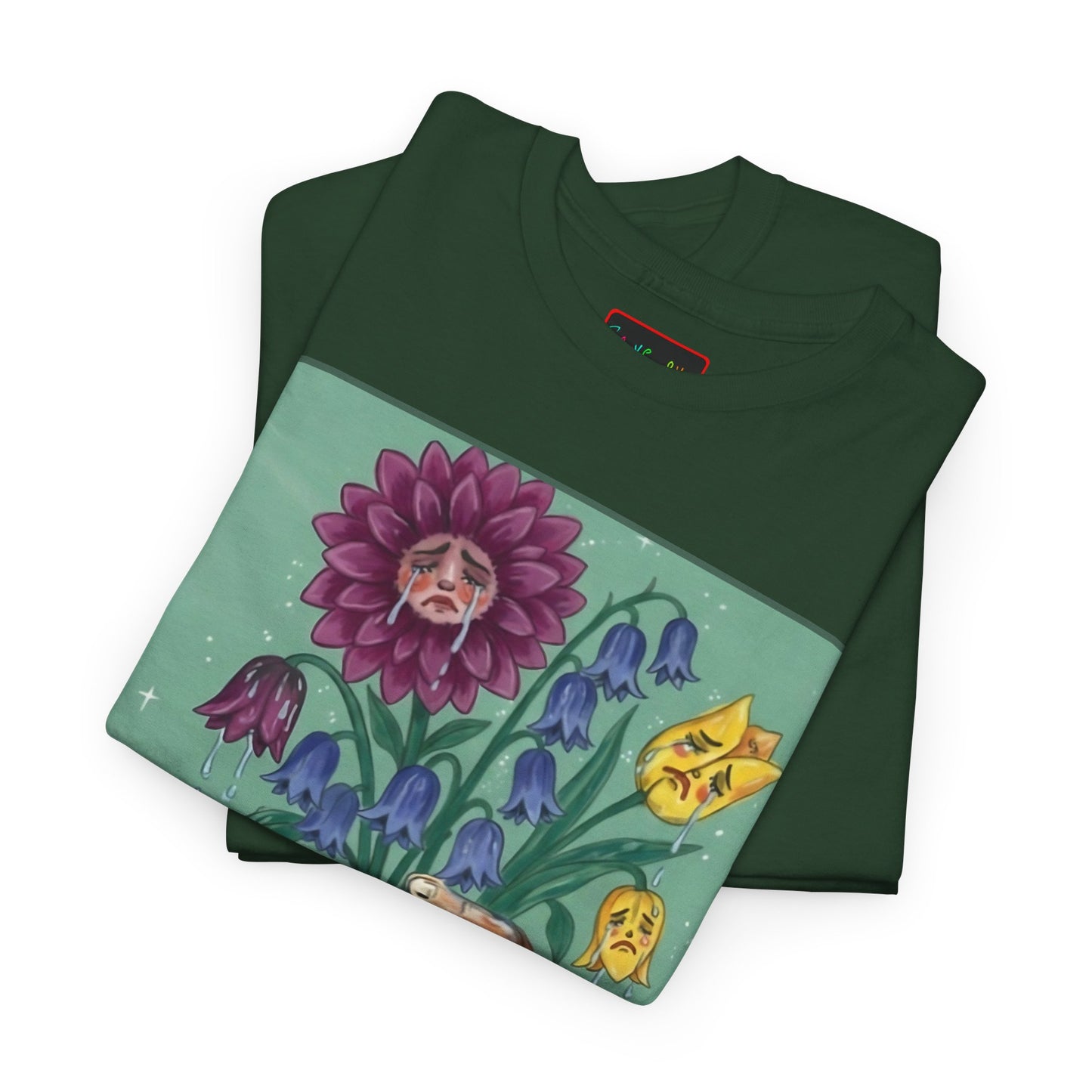 Faithful Flowers V SOC Heavy Cotton Tee