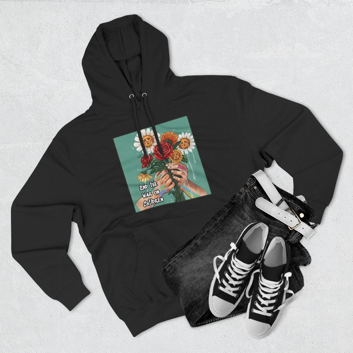 Faithful Flowers SOC Fleece Hoodie