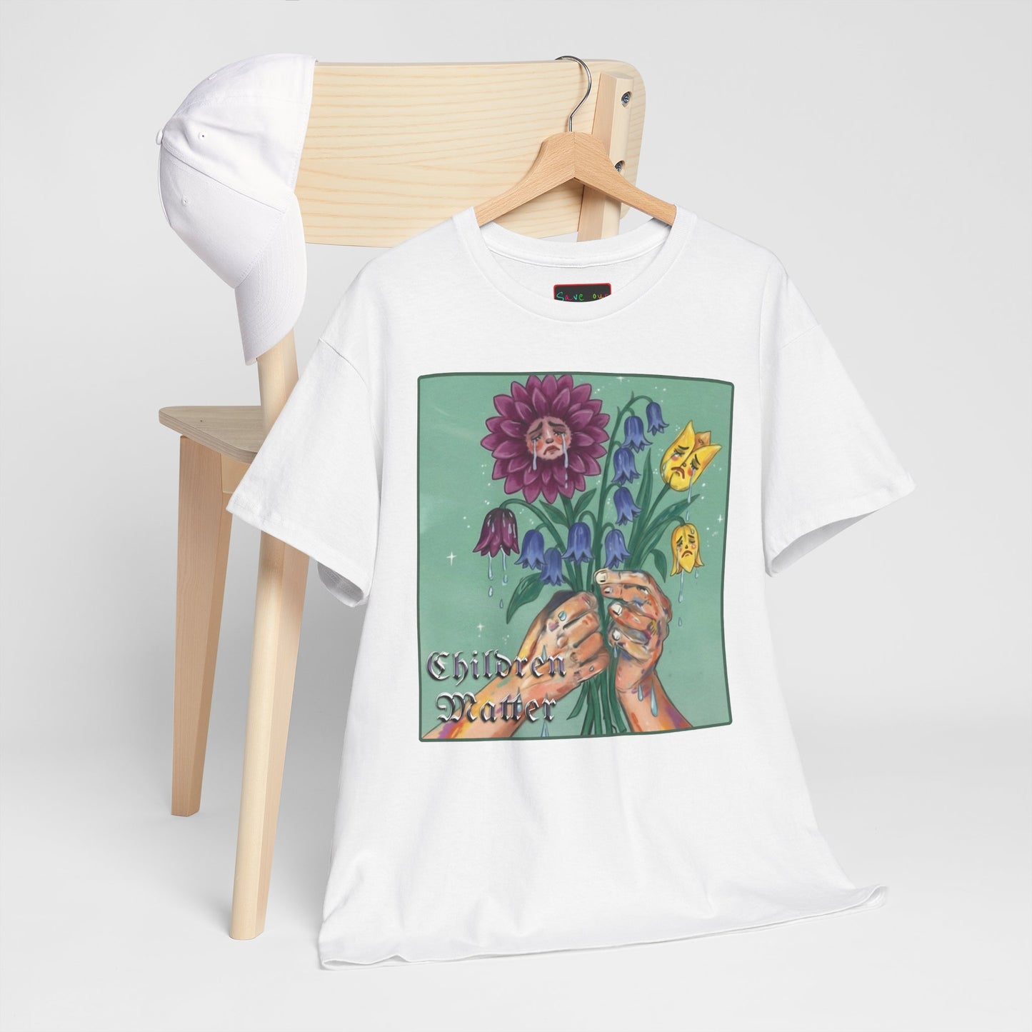 Faithful Flowers V SOC Heavy Cotton Tee
