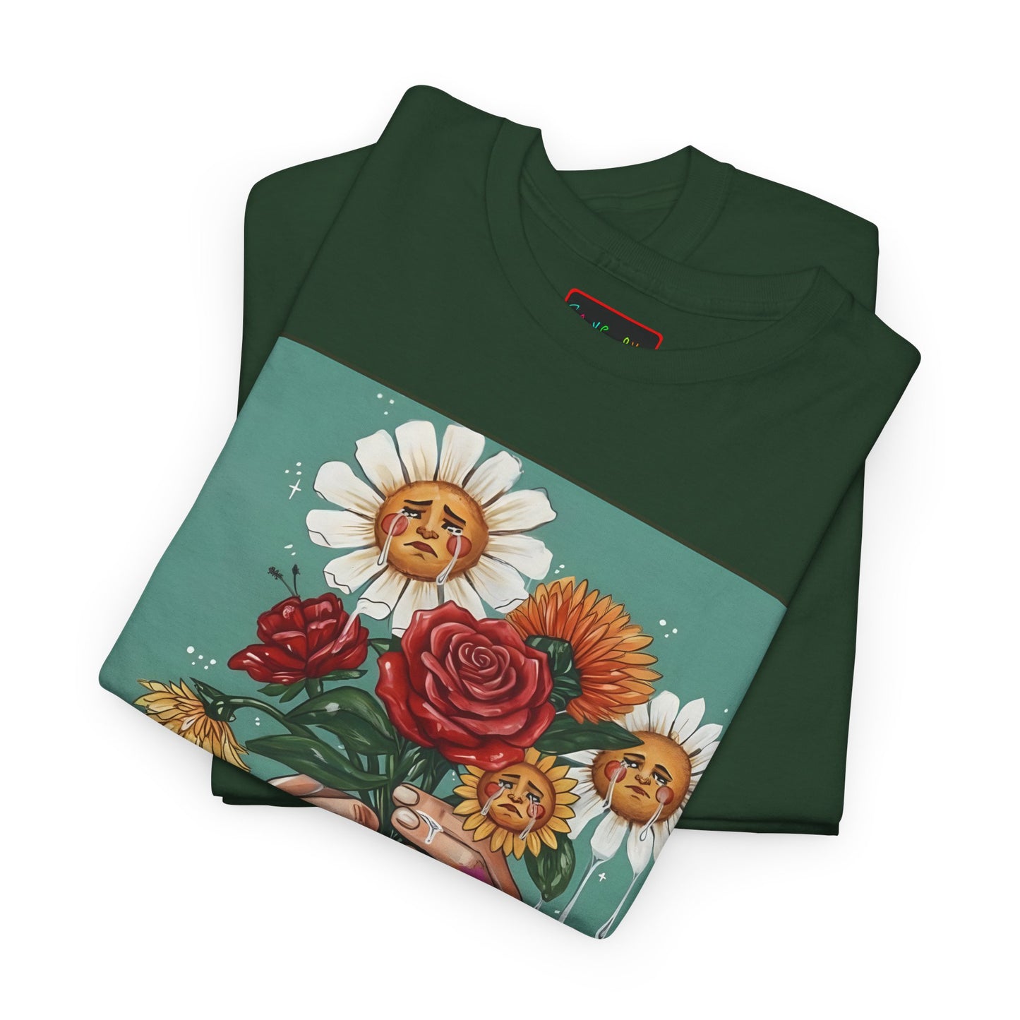 Faithful Flowers SOC Heavy Cotton Tee