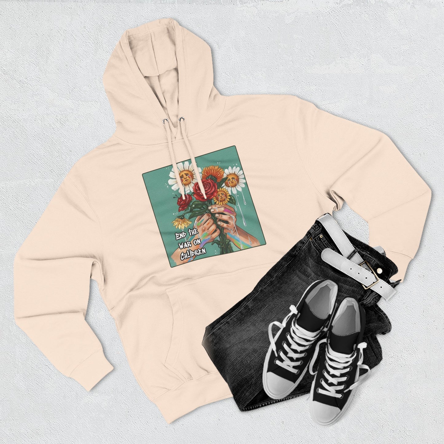 Faithful Flowers SOC Fleece Hoodie
