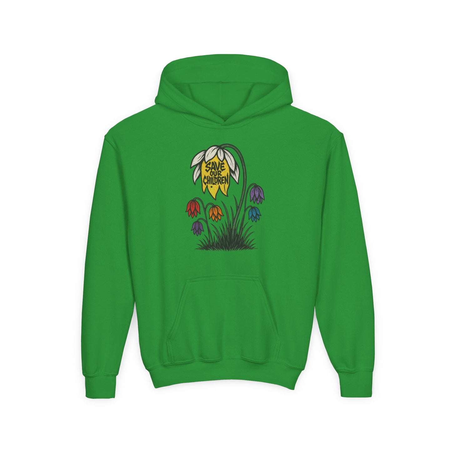 "Save Our Ch!ldren" Eco-Friendly Hoodie for Kids