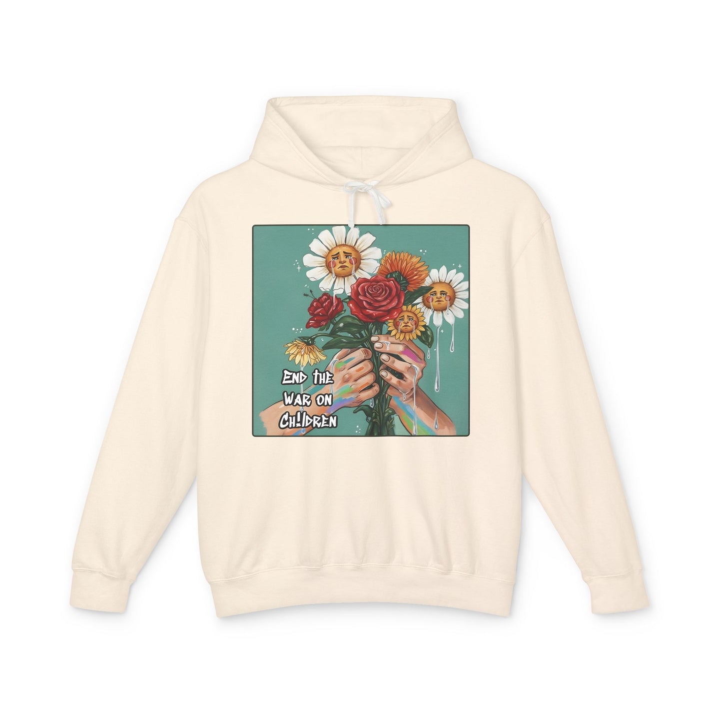 Faithful Flowers - SOC Lightweight Hooded Sweatshirt (no kangaroo pocket)