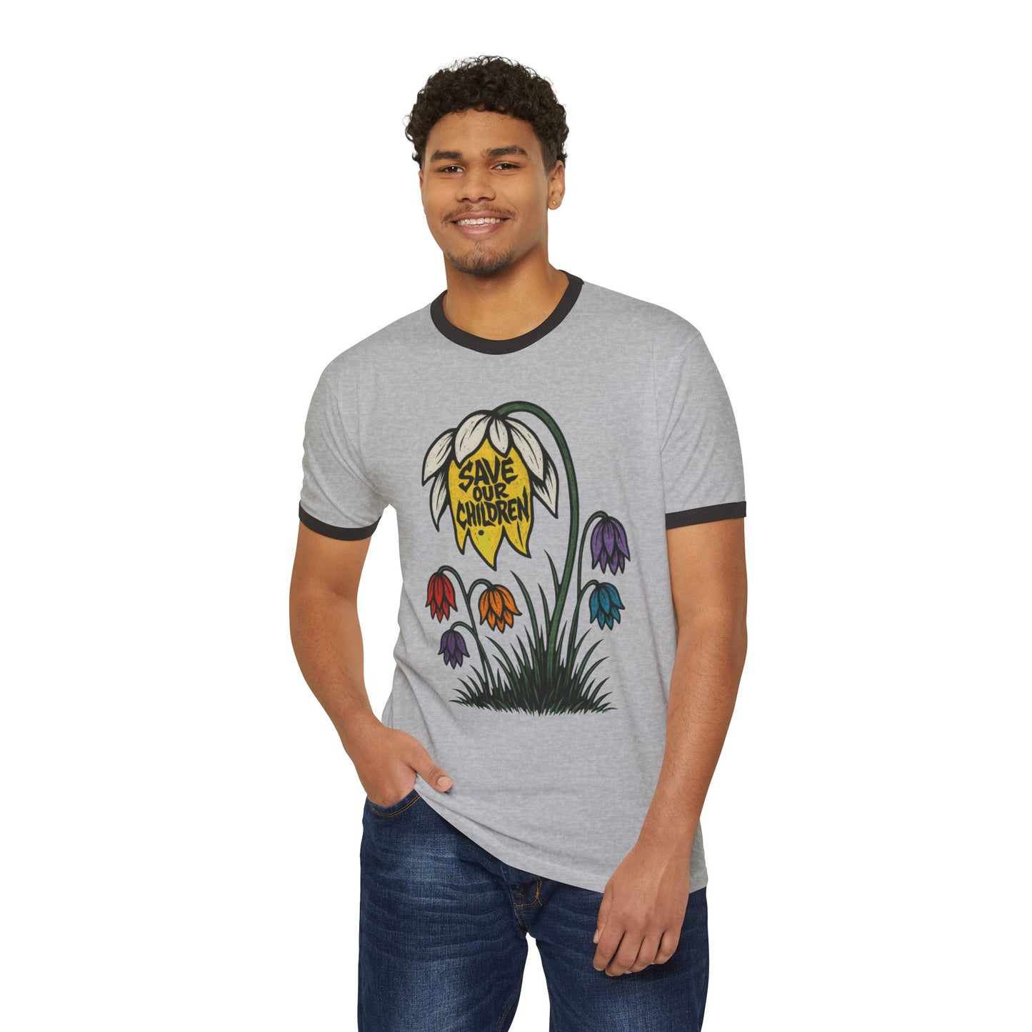 Save Our Ch!ldren Ringer T-Shirt