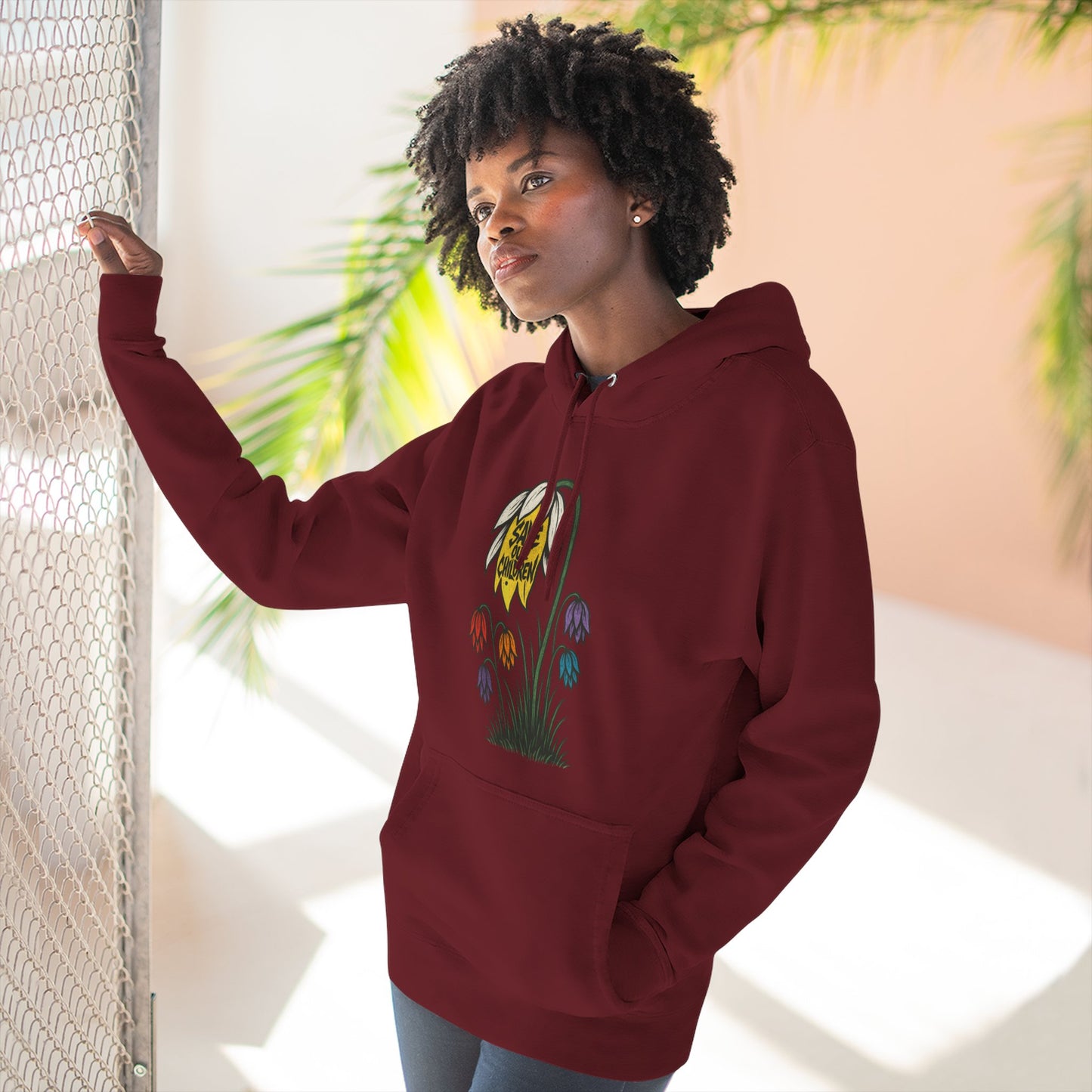 SOC Floral Fleece Hoodie