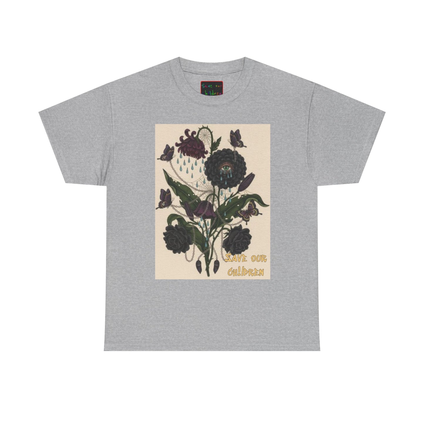 Faithful Flowers III SOC Heavy Cotton Tee