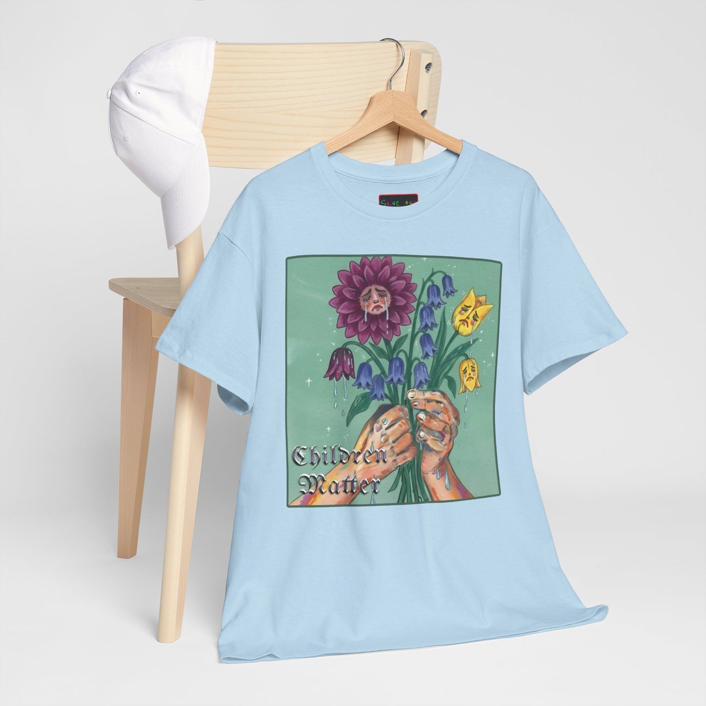 Faithful Flowers V SOC Heavy Cotton Tee