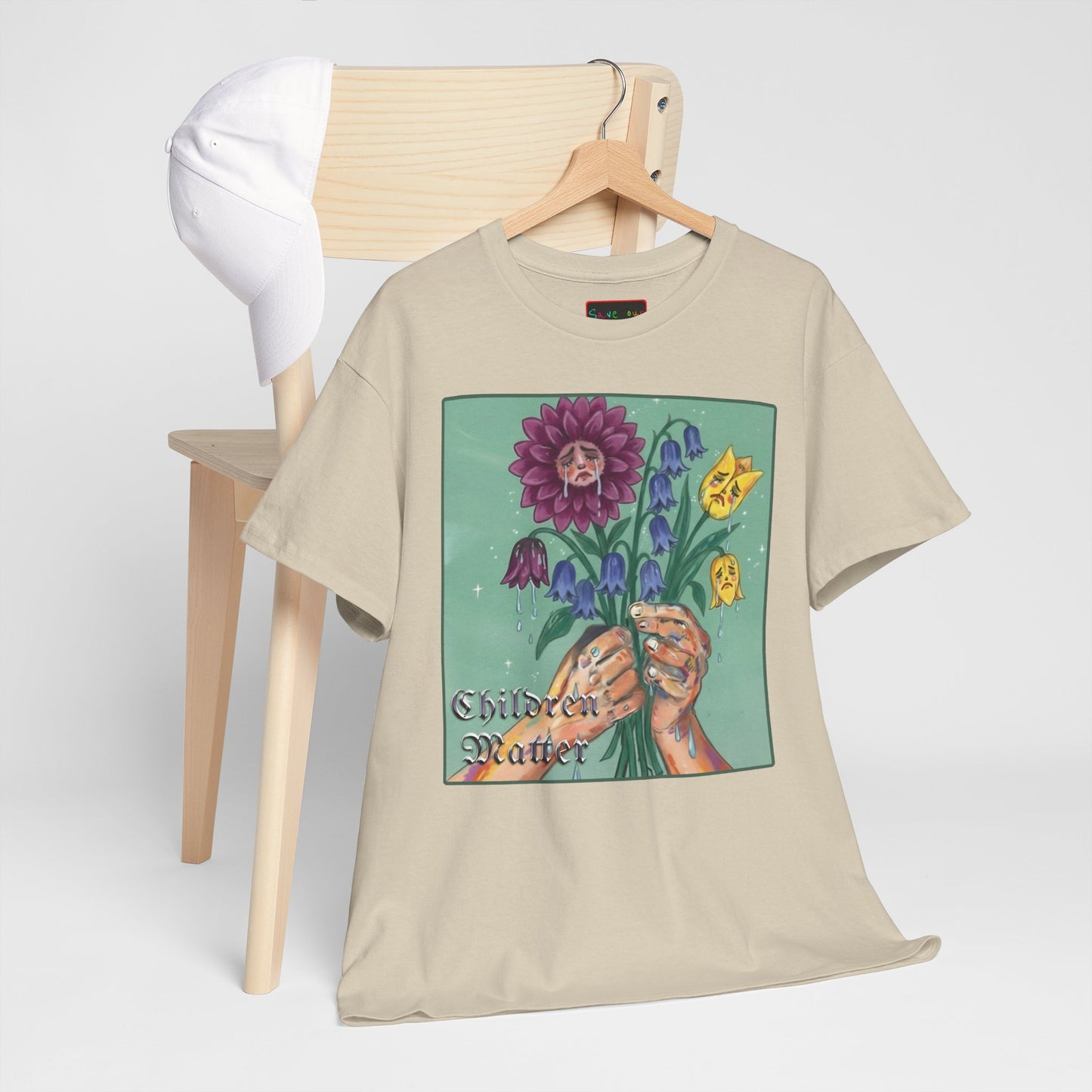 Faithful Flowers V SOC Heavy Cotton Tee