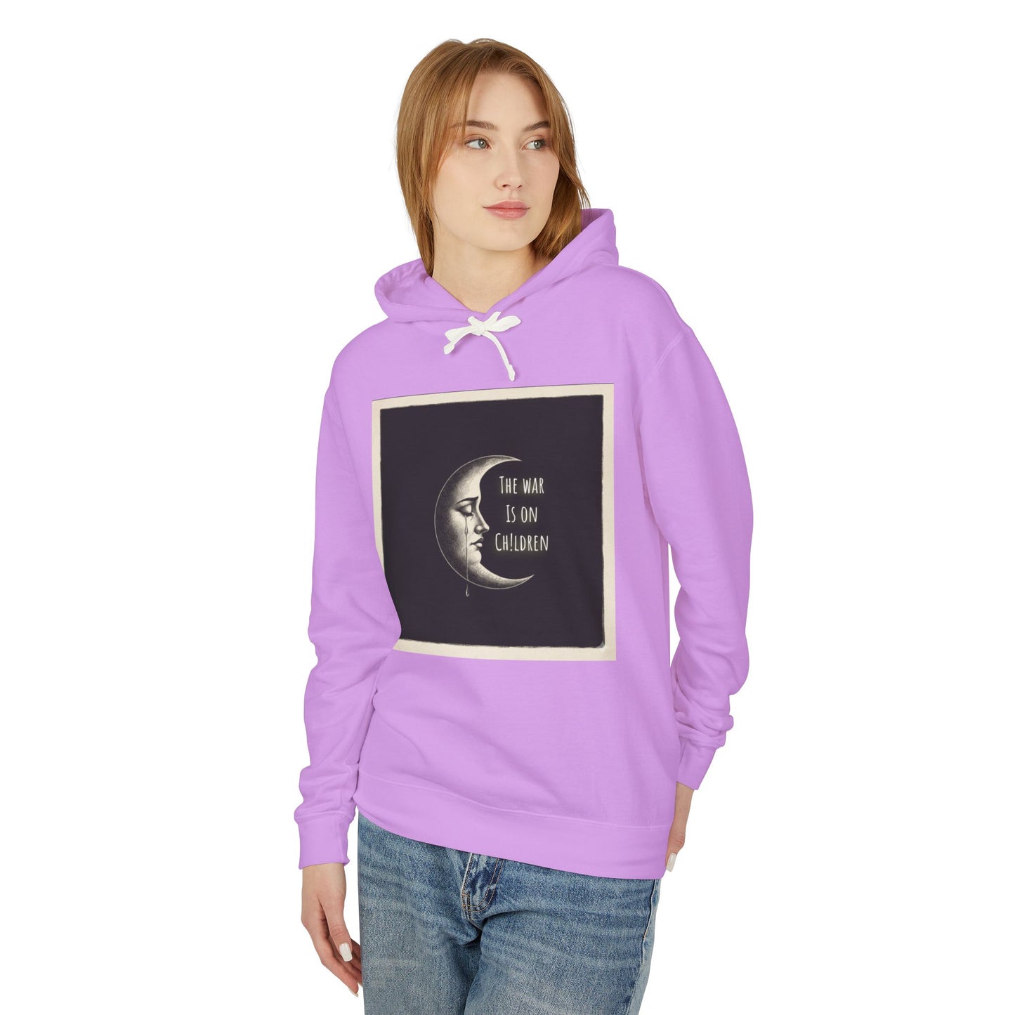 Waxing Moon - SOC Lightweight Hooded Sweatshirt (no kangaroo pocket)