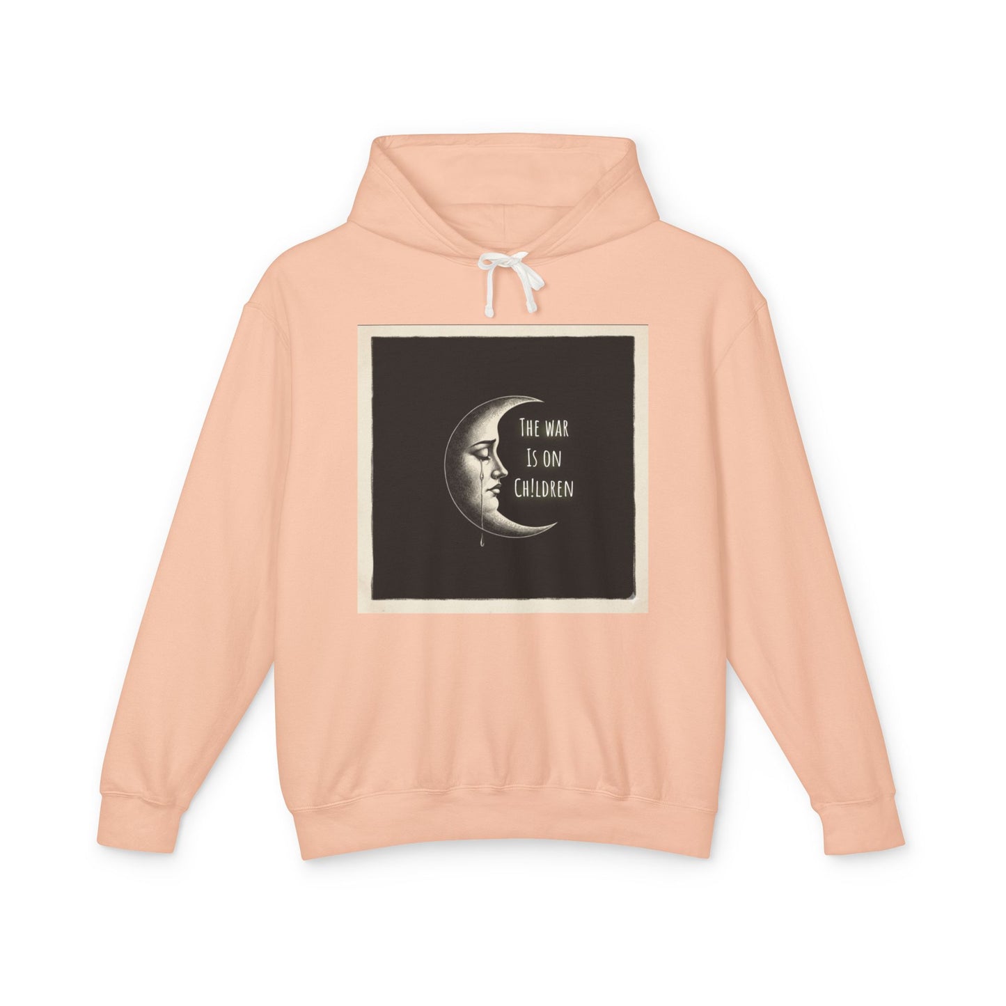 Waxing Moon - SOC Lightweight Hooded Sweatshirt (no kangaroo pocket)